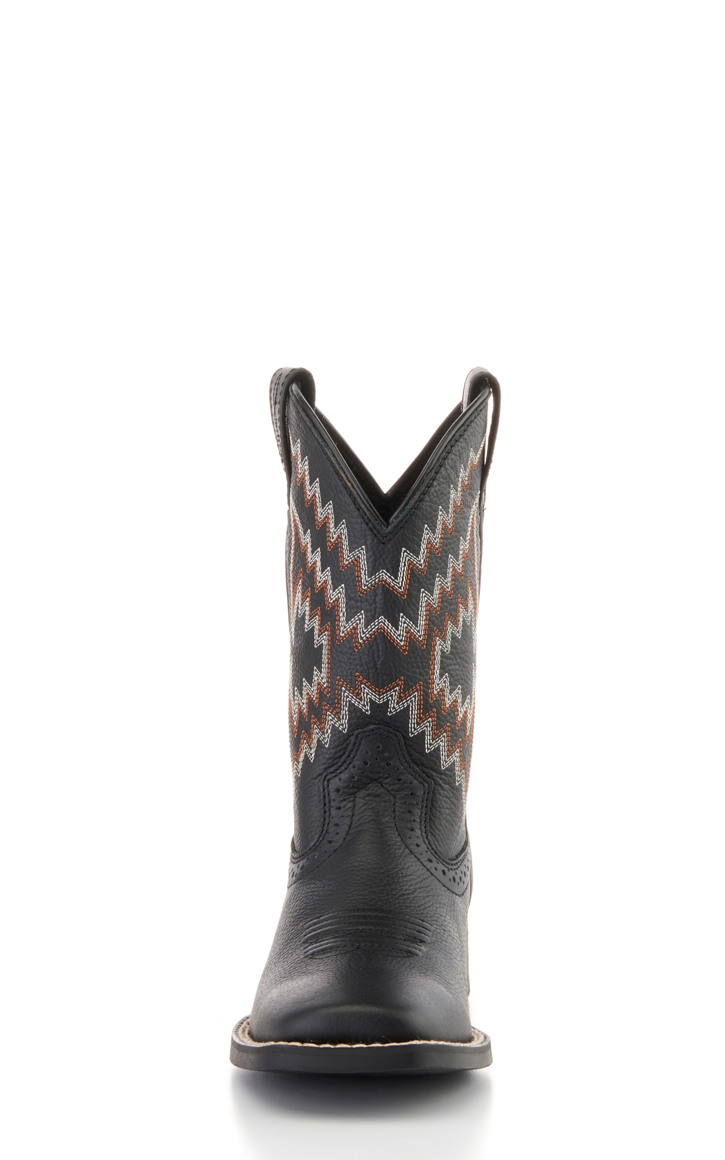 Ariat Kids Tycoon Black Square Toe Cowboy Boot - Image 1