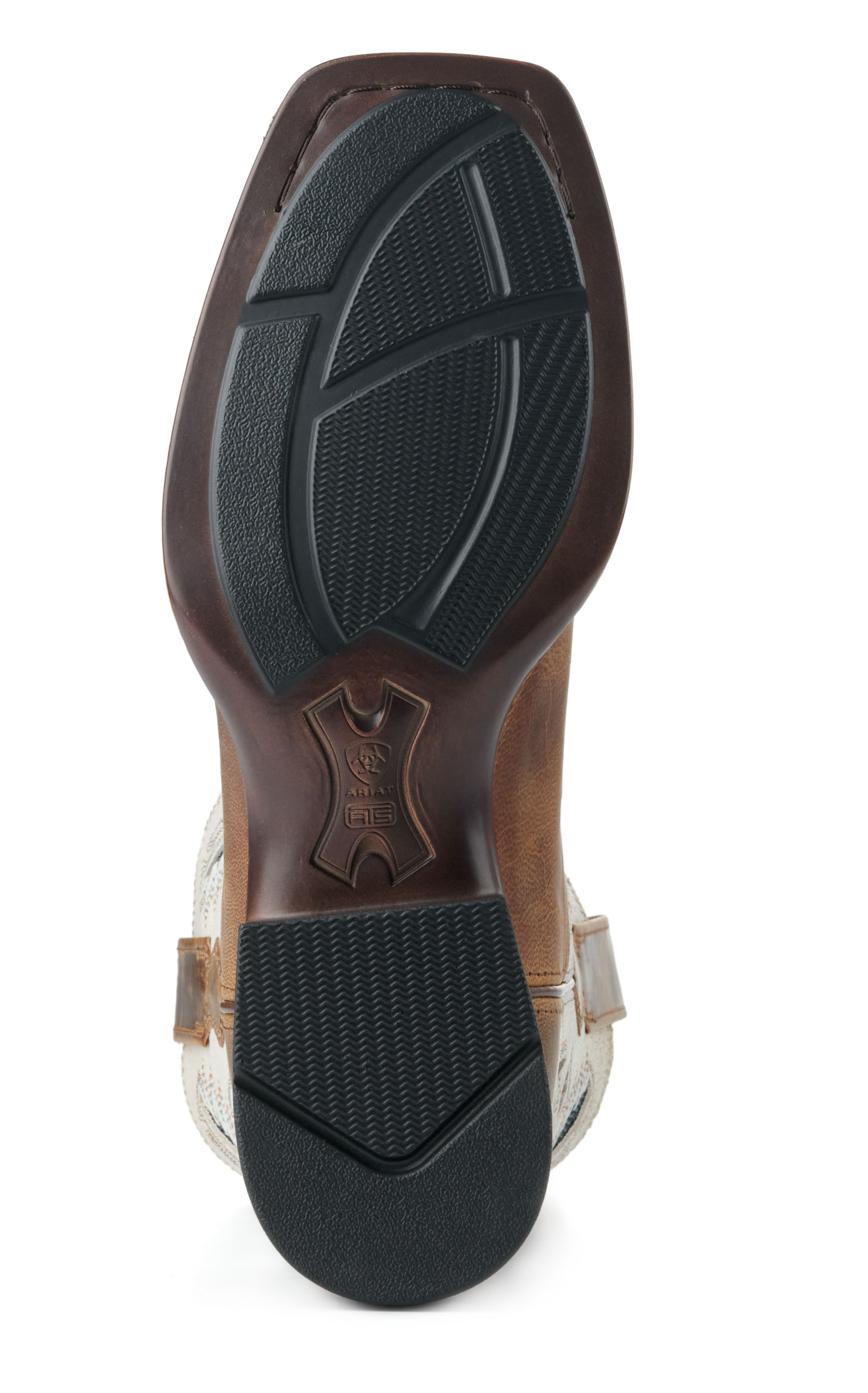 Ariat Men's Rowder VentTEK 360° Marble Tan and White Bantamweight Wide Square Toe Cowboy Boots - Image 1