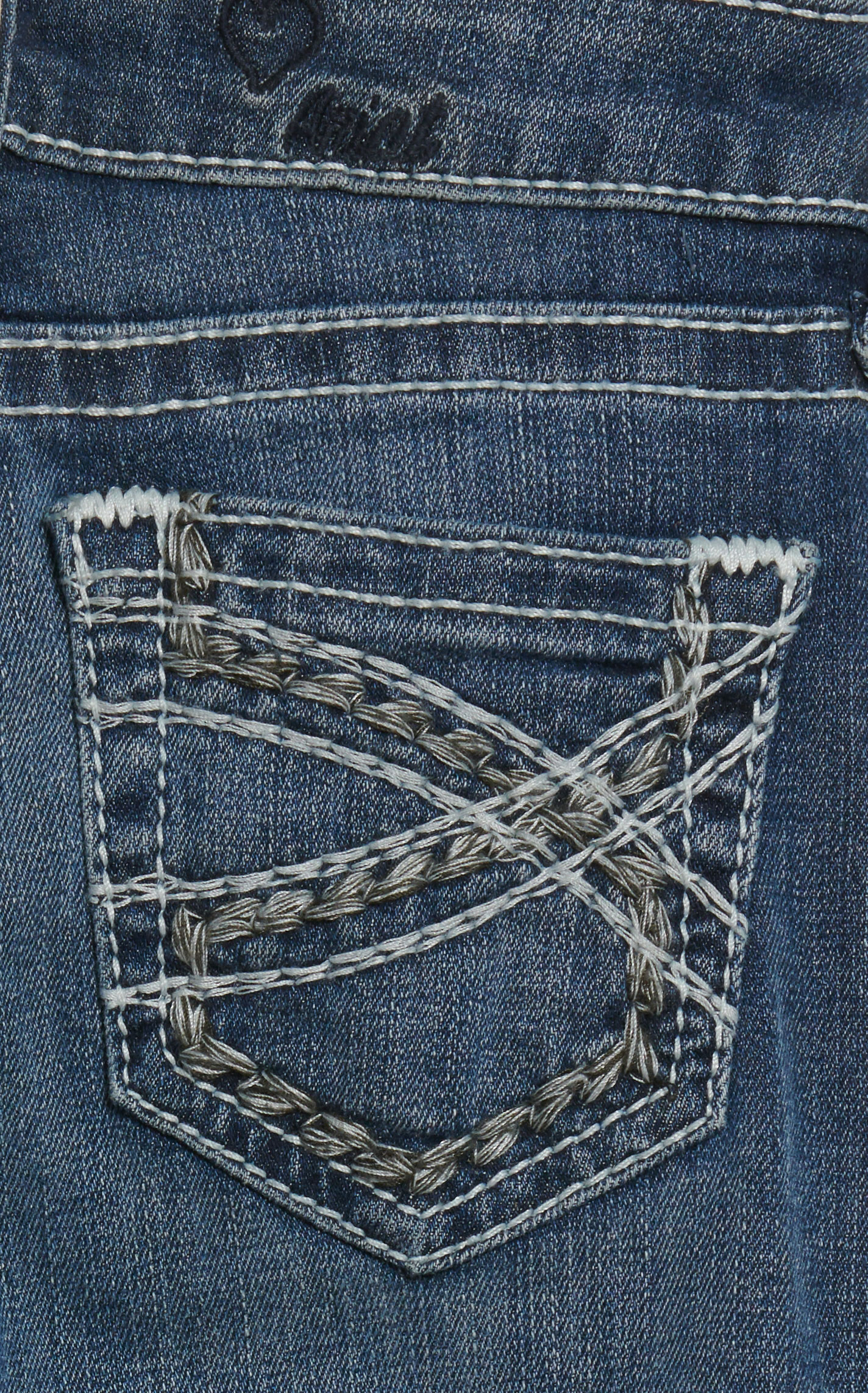 Ariat Girls' REAL Dresden Entwined Boot Cut Jeans - Image 1