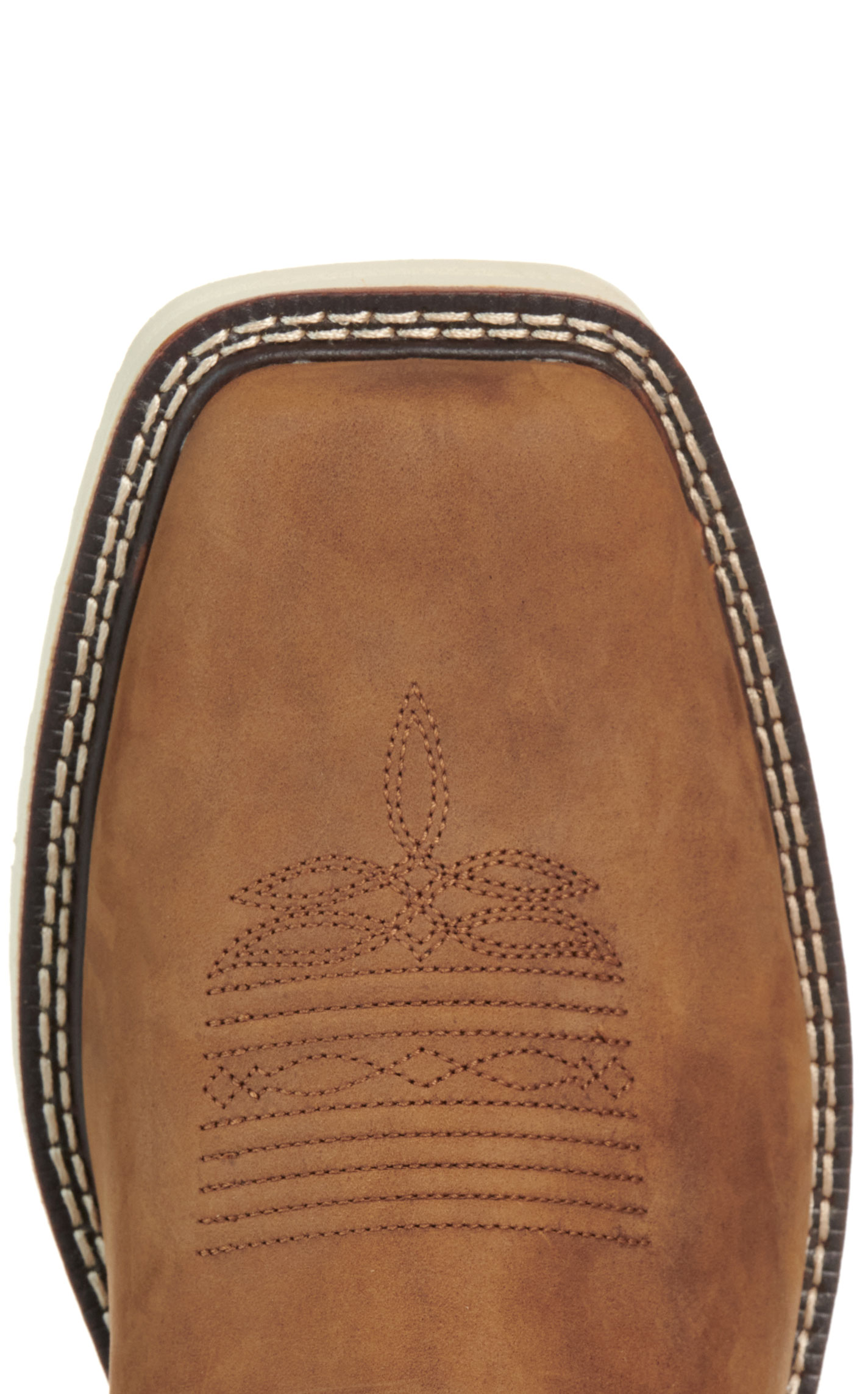 Ariat Men's Activator Alamo Brown & Stone VentTEK Wide Square Toe Work Boots - Image 1