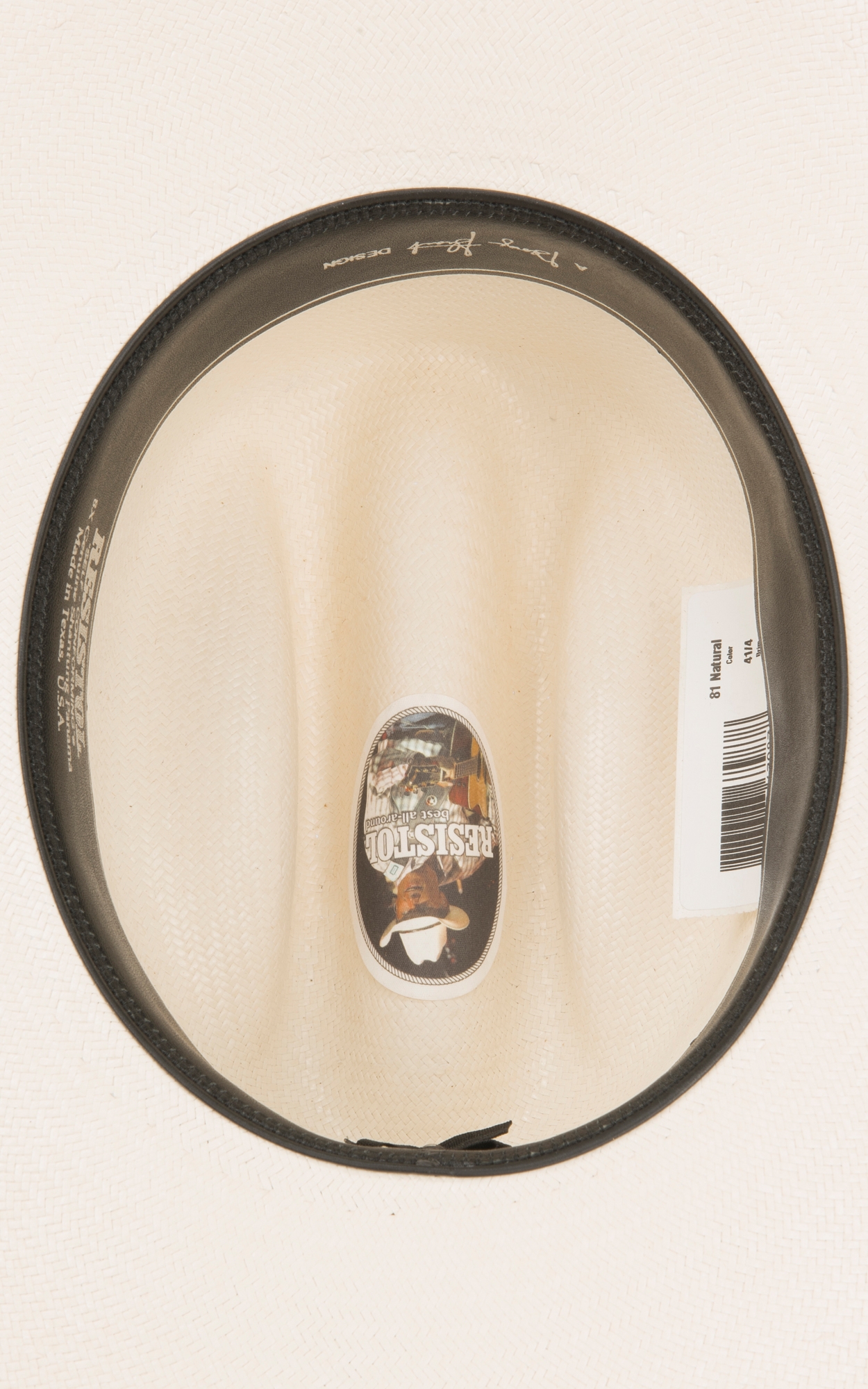 Resistol 8X George Strait Double Cross Straw Cowboy Hat - Image 1