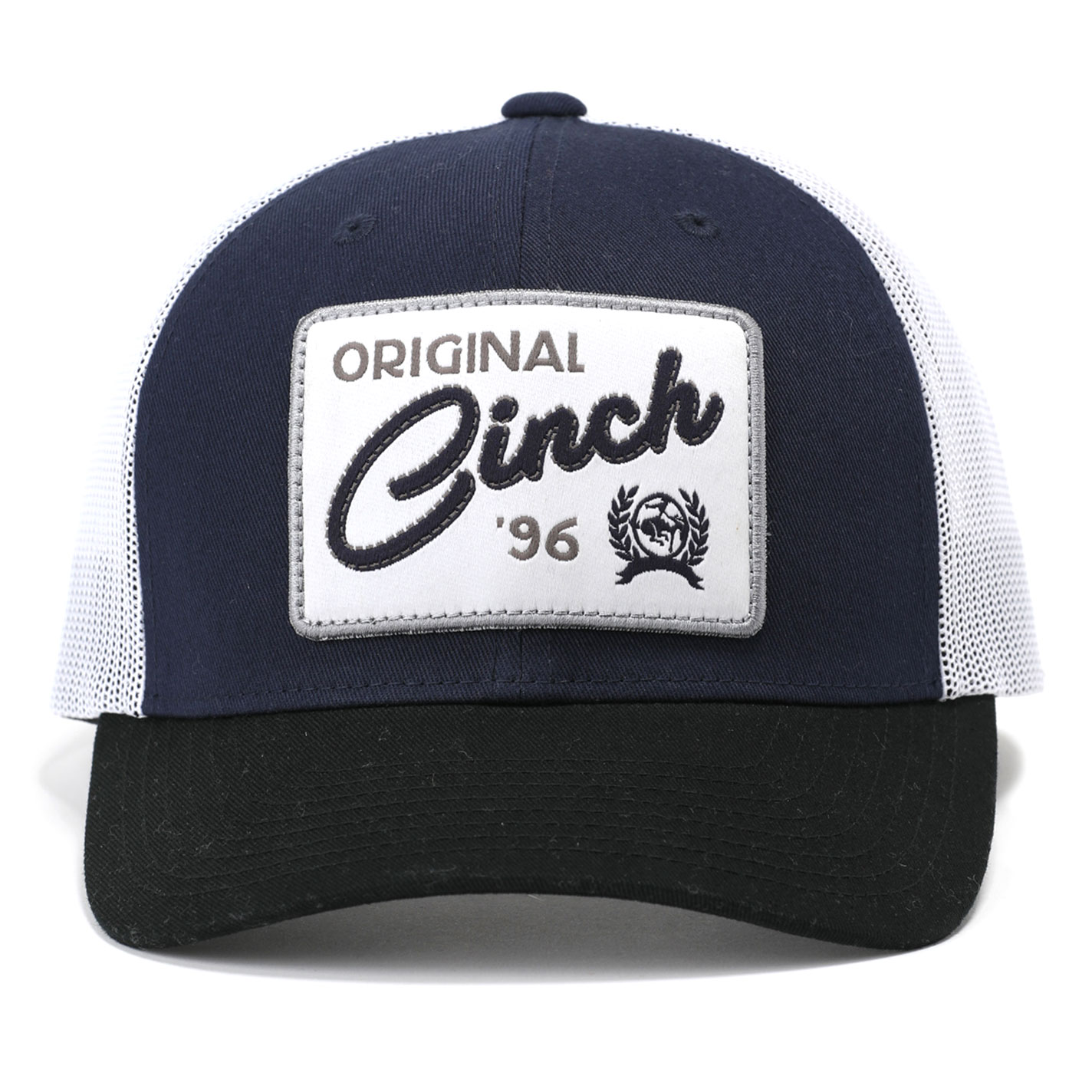 Cinch Navy, White and Black Original ‘96 Patch Mesh Snapback Cap - Image 1