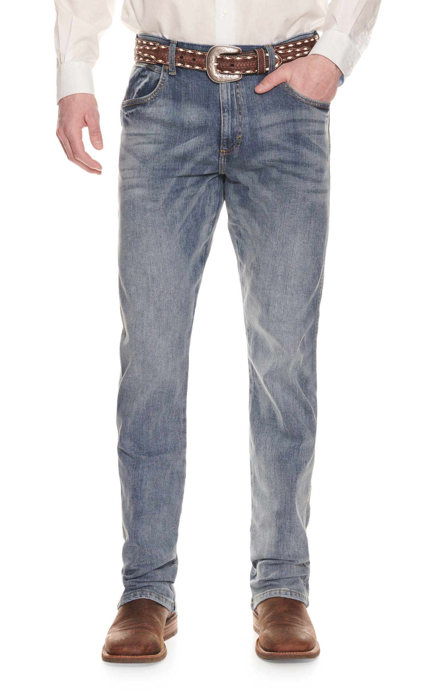 Wrangler Retro Men's Greely Slim Boot Cut Jeans - Image 1