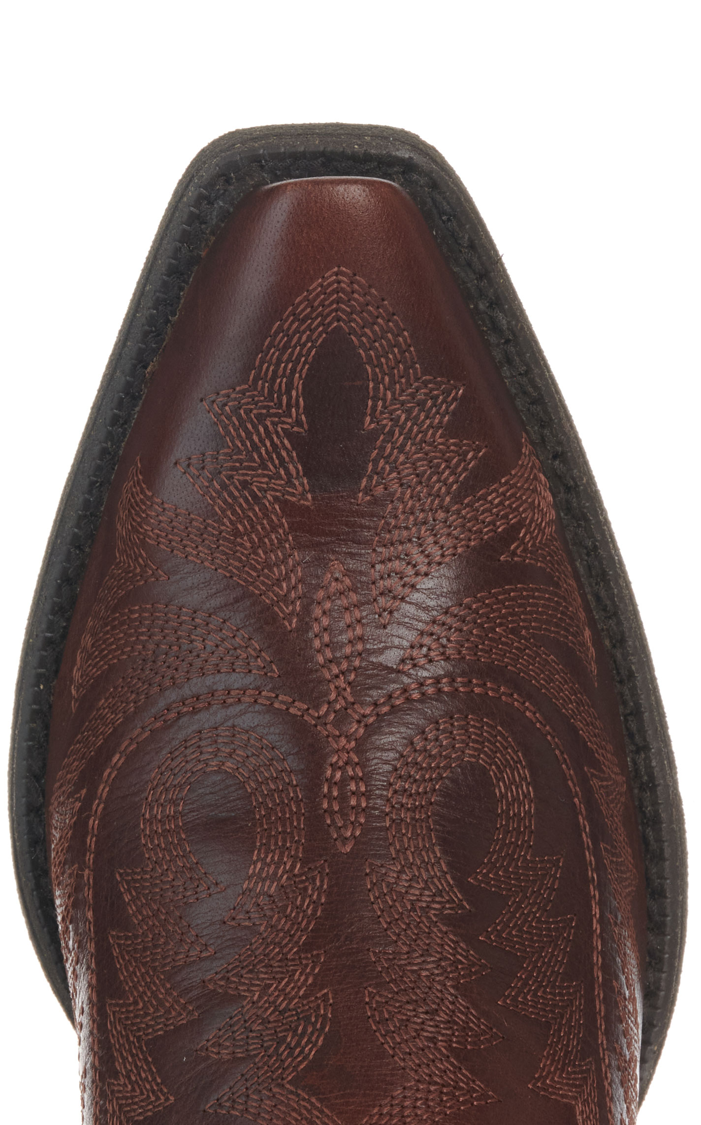 Ariat Women’s Round Up Collins Mahogany Snip Toe Cowboy Boots - Image 1