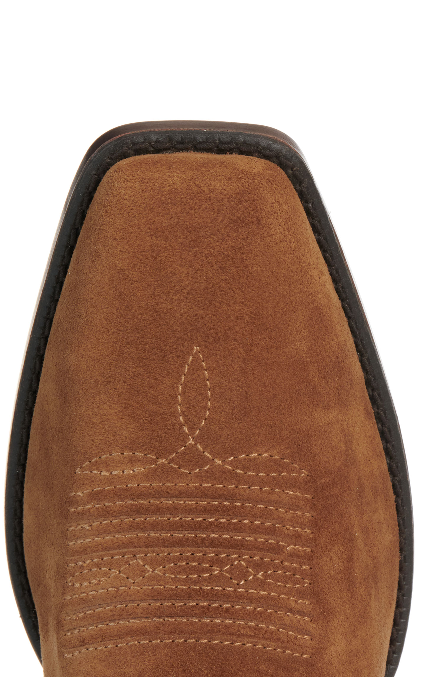 Ariat Men's Chestnut Suede Bantamweight Bodie Square Toe Cowboy Boots - Image 1