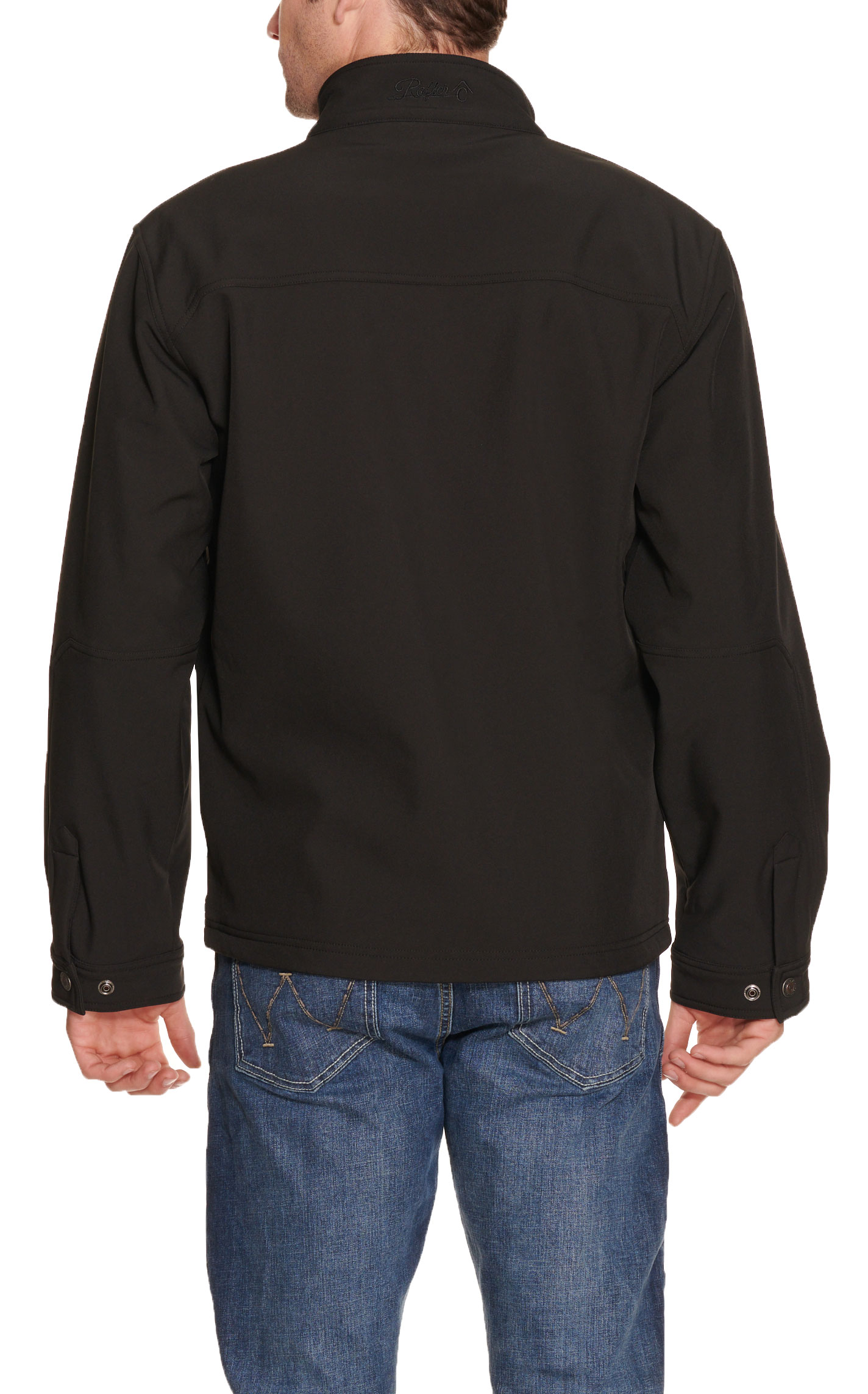 Rafter C Men's Black Bonded Jacket - Image 1