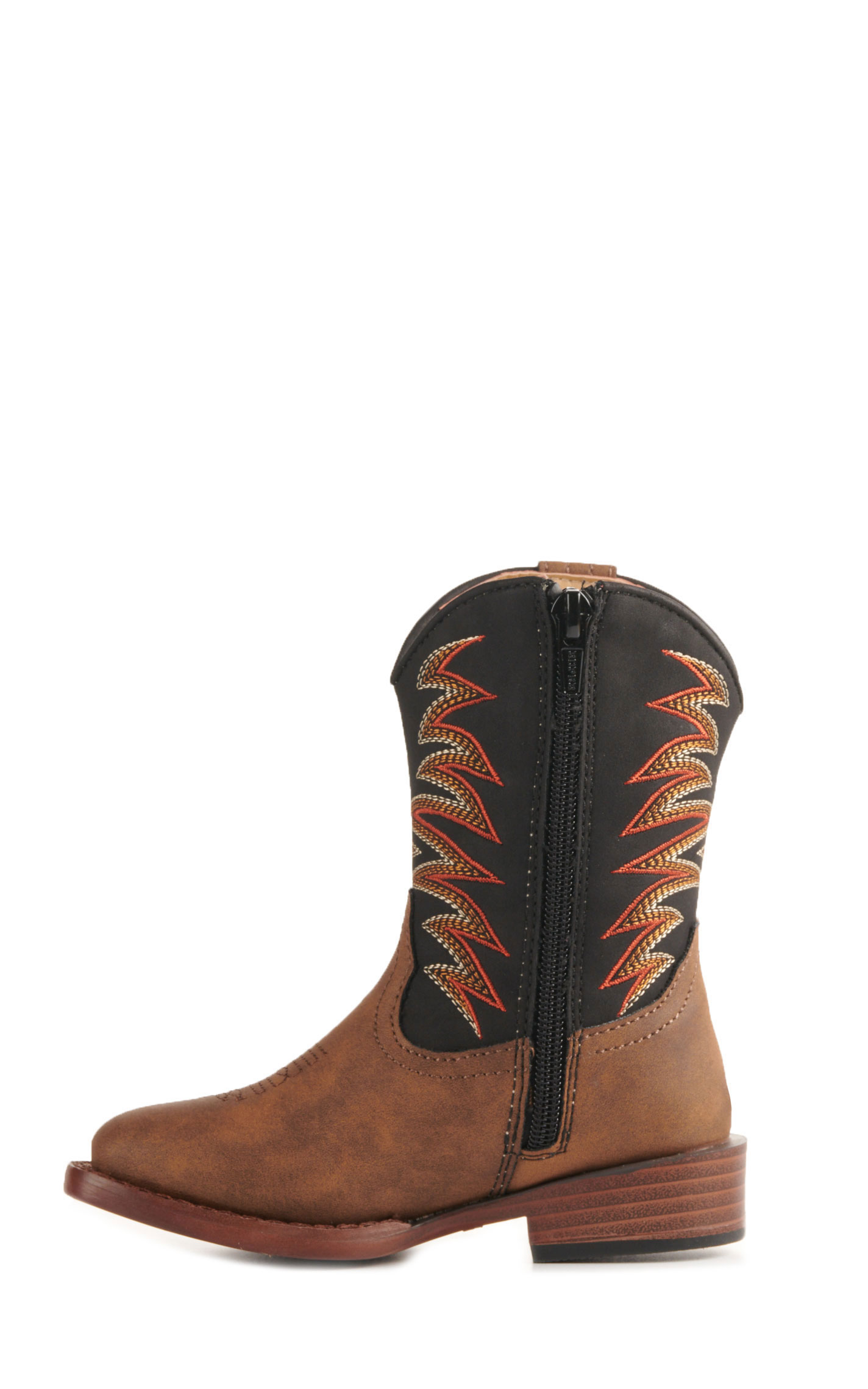 Roper Toddlers' Tan and Black Square Toe Cowboy Boots - Image 1