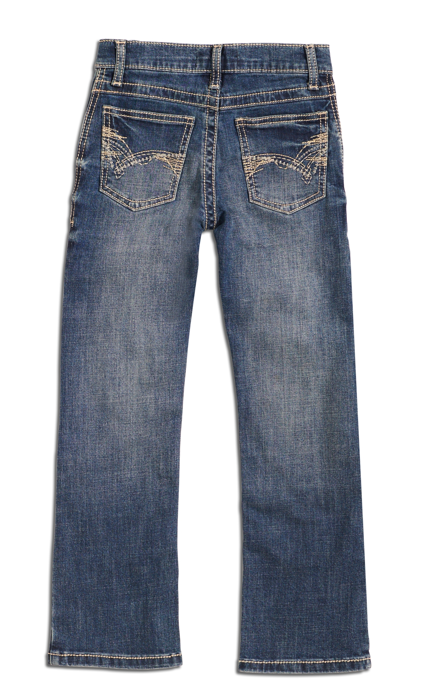Wrangler 20X Boys' Midland Medium Wash Slim Fit Stretch Vintage Boot Cut Jean (8-16) - Image 1