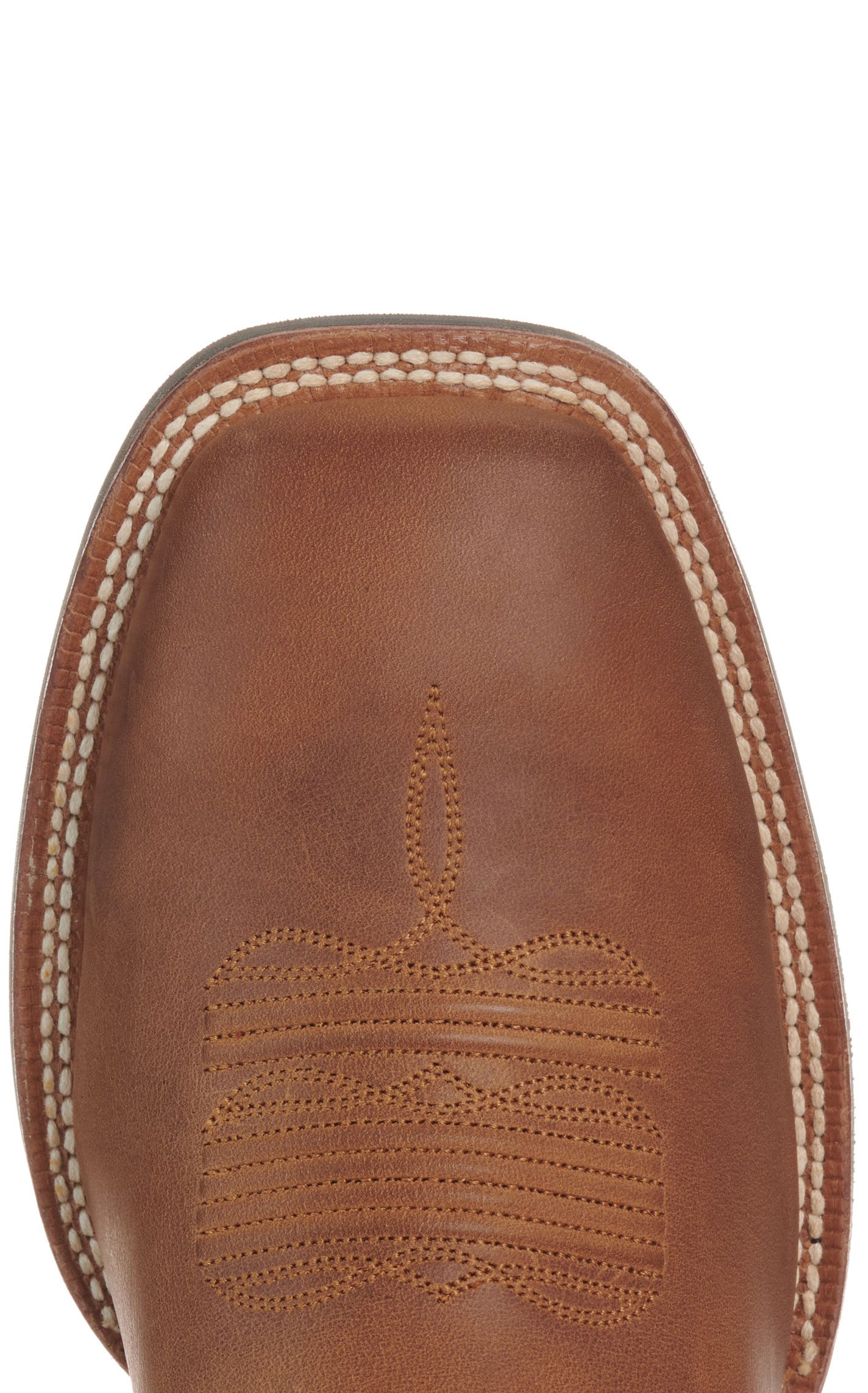 Ariat Men's Wheat Brown Lime TekStep Wide Square Toe Cowboy Boots - Image 1