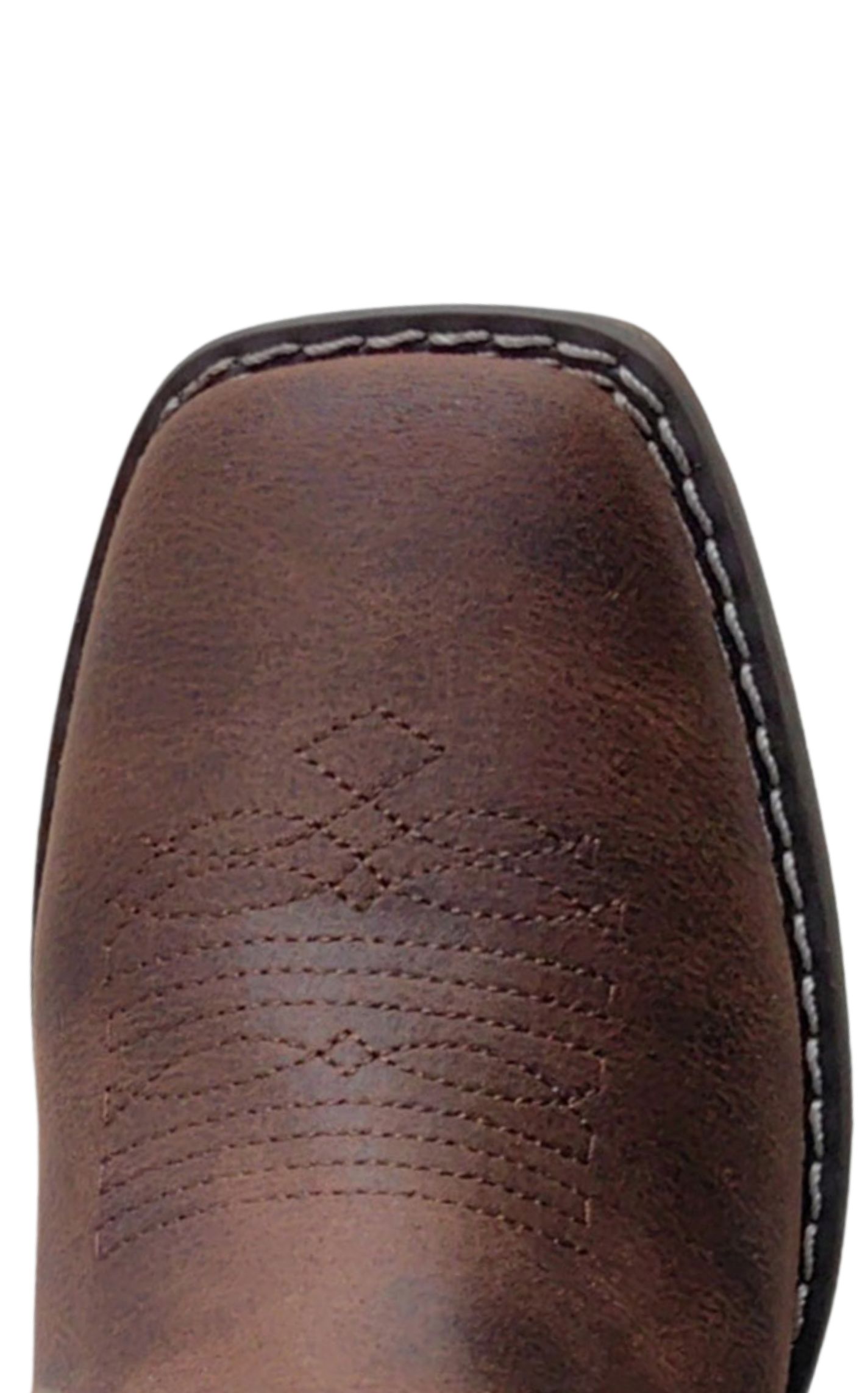 Roper Women's Loretta Brown Faux Leather Square Toe Cowboy Boots - Image 1