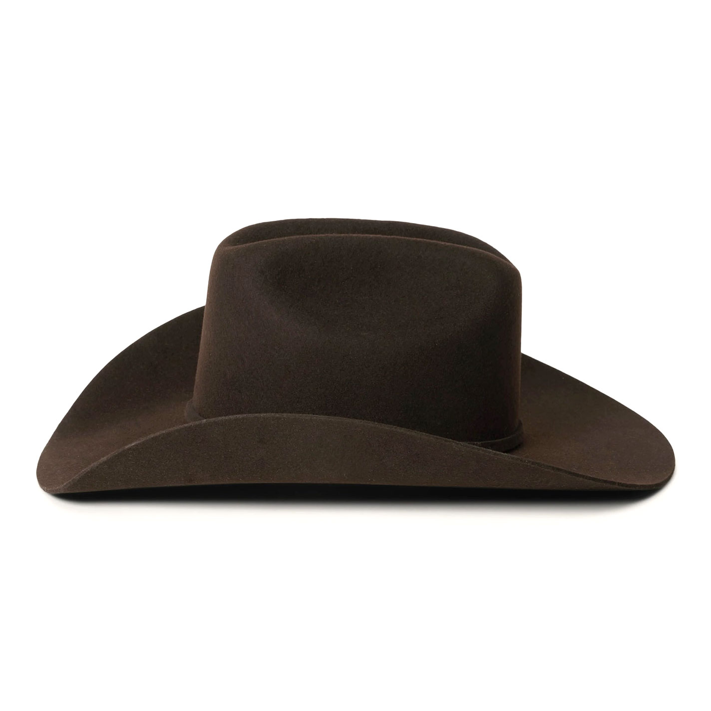 Stetson Chocolate 4X Bison Cattleman Felt Cowboy Hat - Image 3
