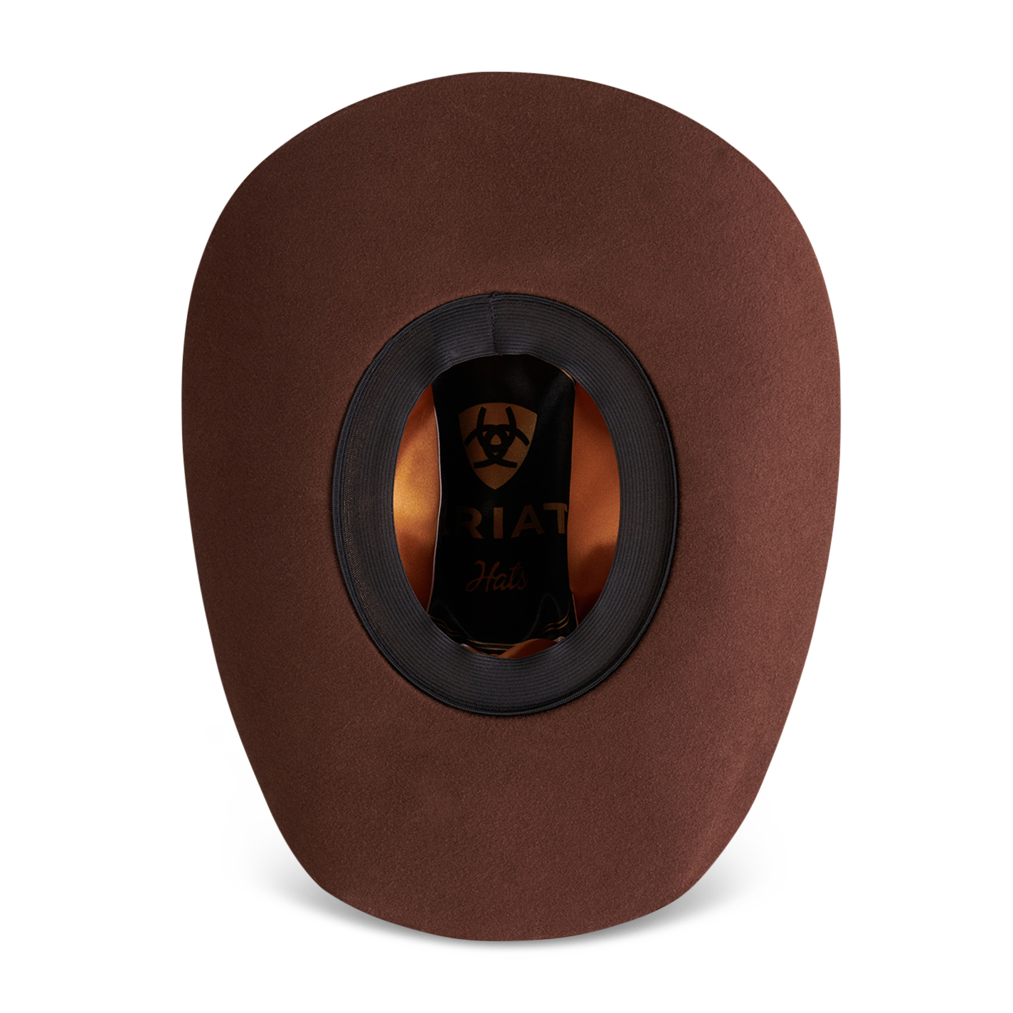 Ariat Kids' Chocolate Cattleman Wool Cowboy Hat - Image 1