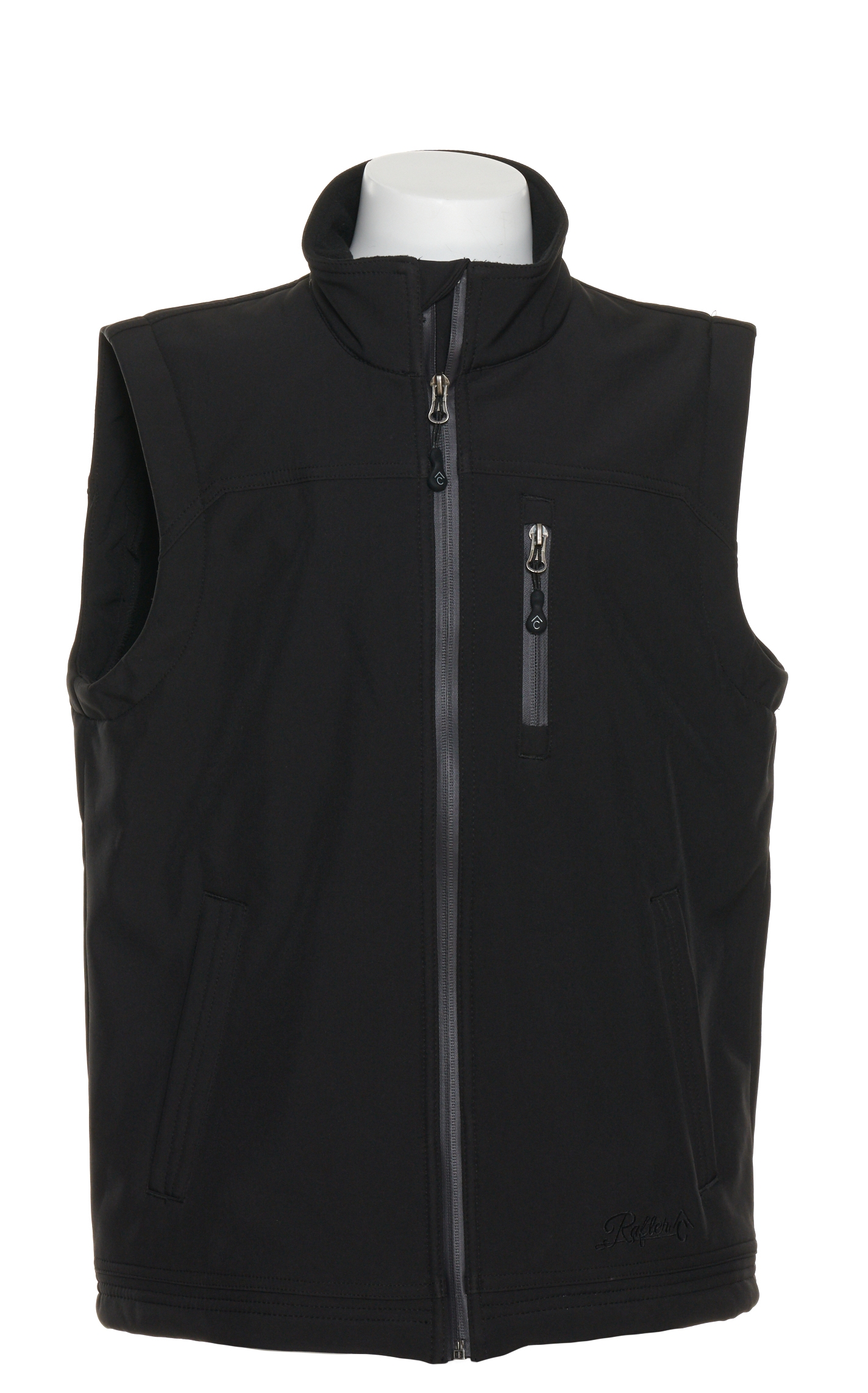 Rafter C Boy's Black Bonded Vest - Image 1