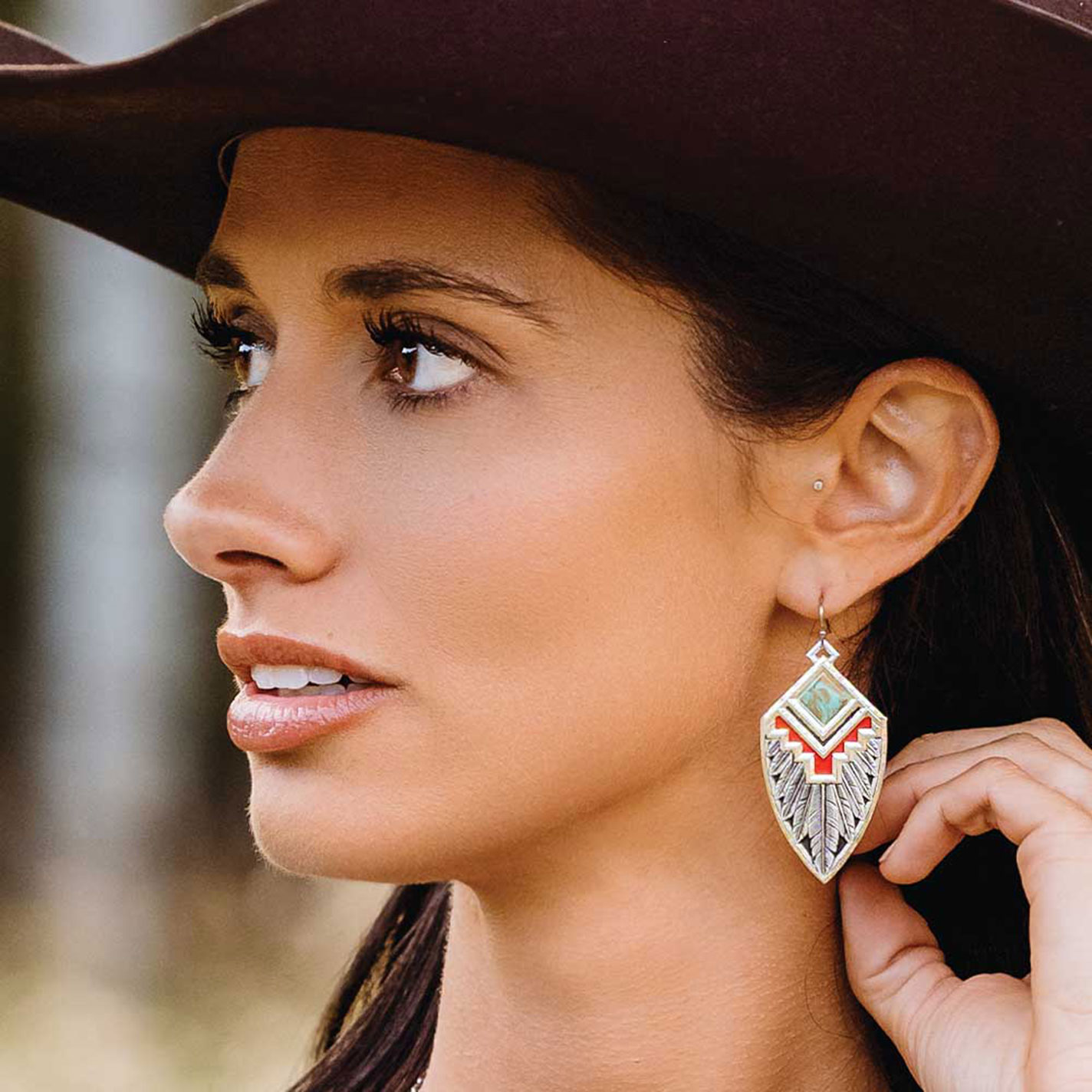 Montana Silversmiths Southwest Aura American Made Earrings - Image 1