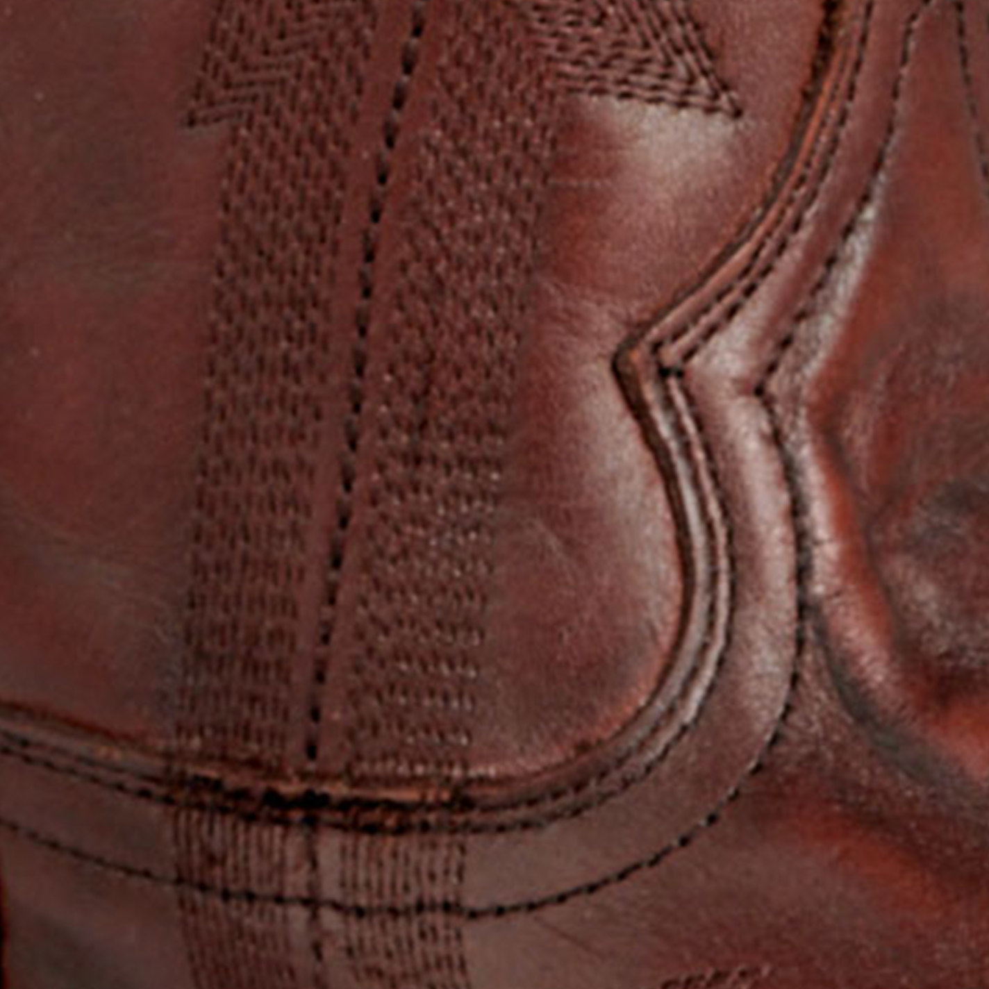 Corral Men's Brown Fancy Stitch Snip Toe Cowboy Boots - Image 1