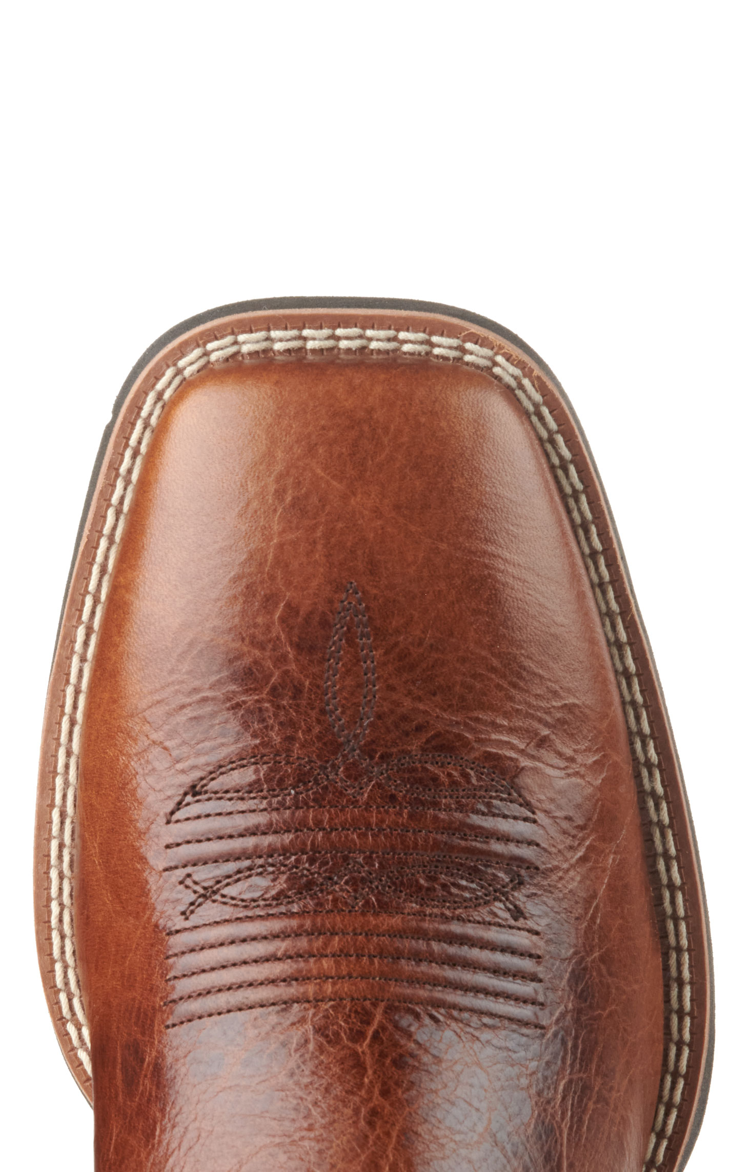 Ariat Men's Slingshot Rust & Rugged Tan SmartLite Wide Square Toe Cowboy Boots - Image 1