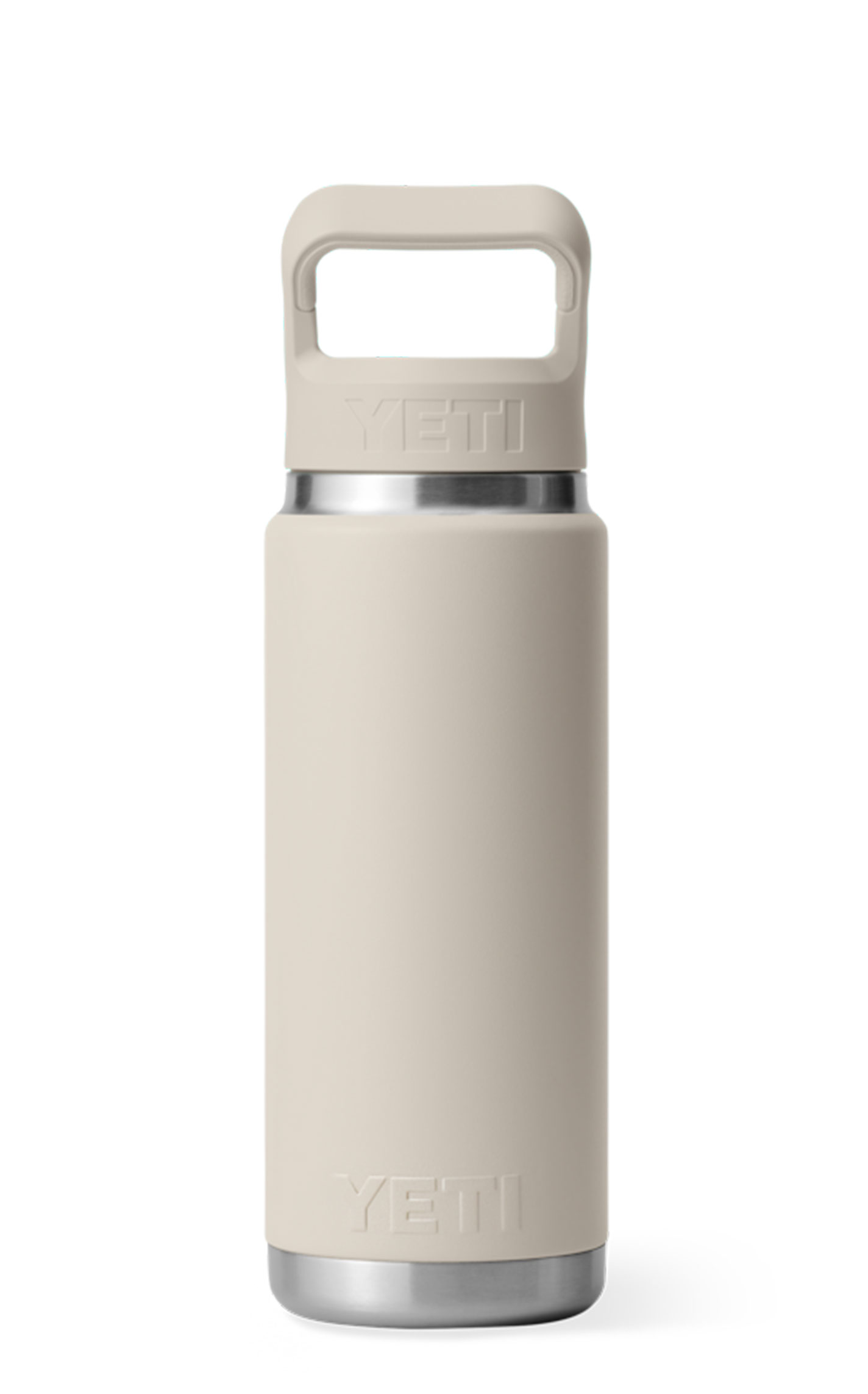 Yeti Rambler Taupe 26oz Straw Bottle - Image 1