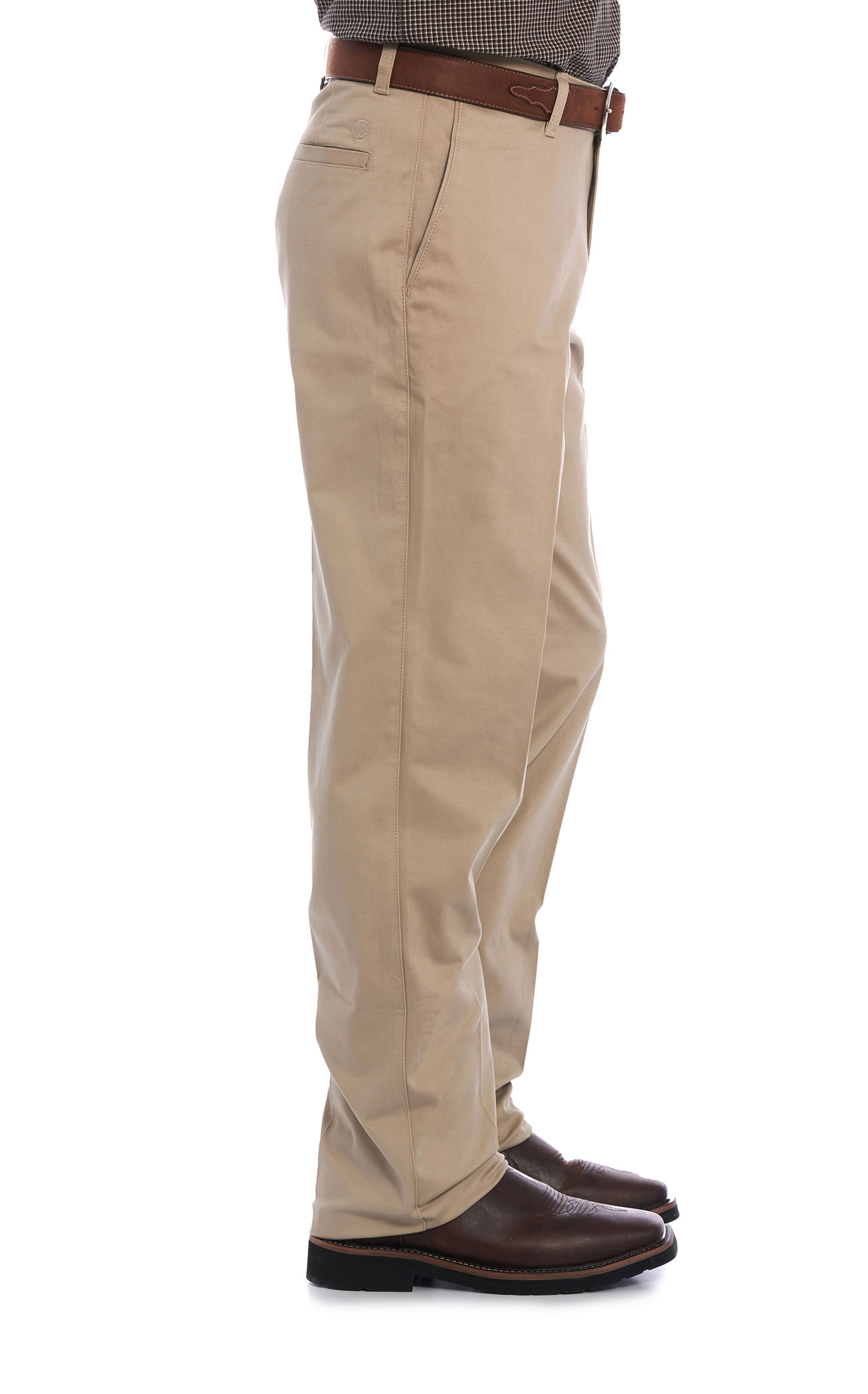 Wrangler Men's Casual Pebble Flat Front Relaxed Fit Pants - Image 1