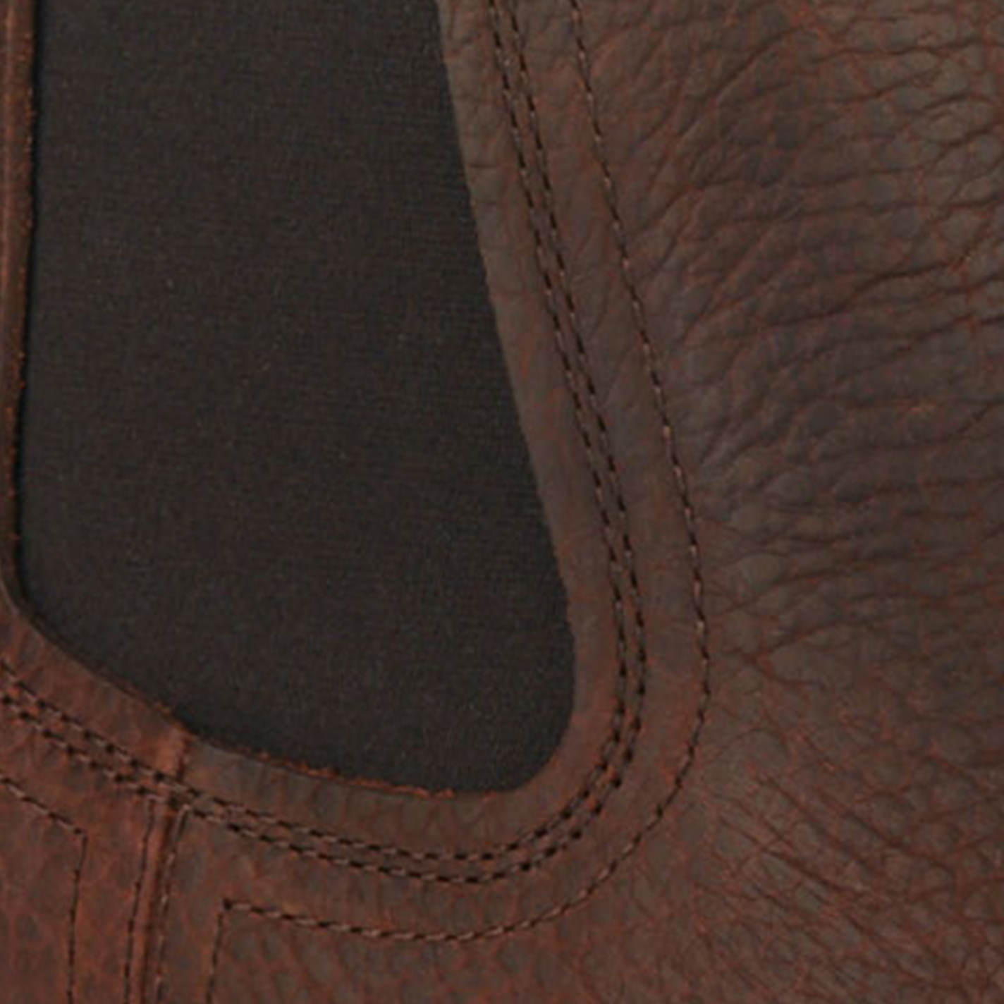 Ariat Men's Booker Ultra Oiled Brown Bantamweight Wide Square Toe Chelsea Boots - Image 1