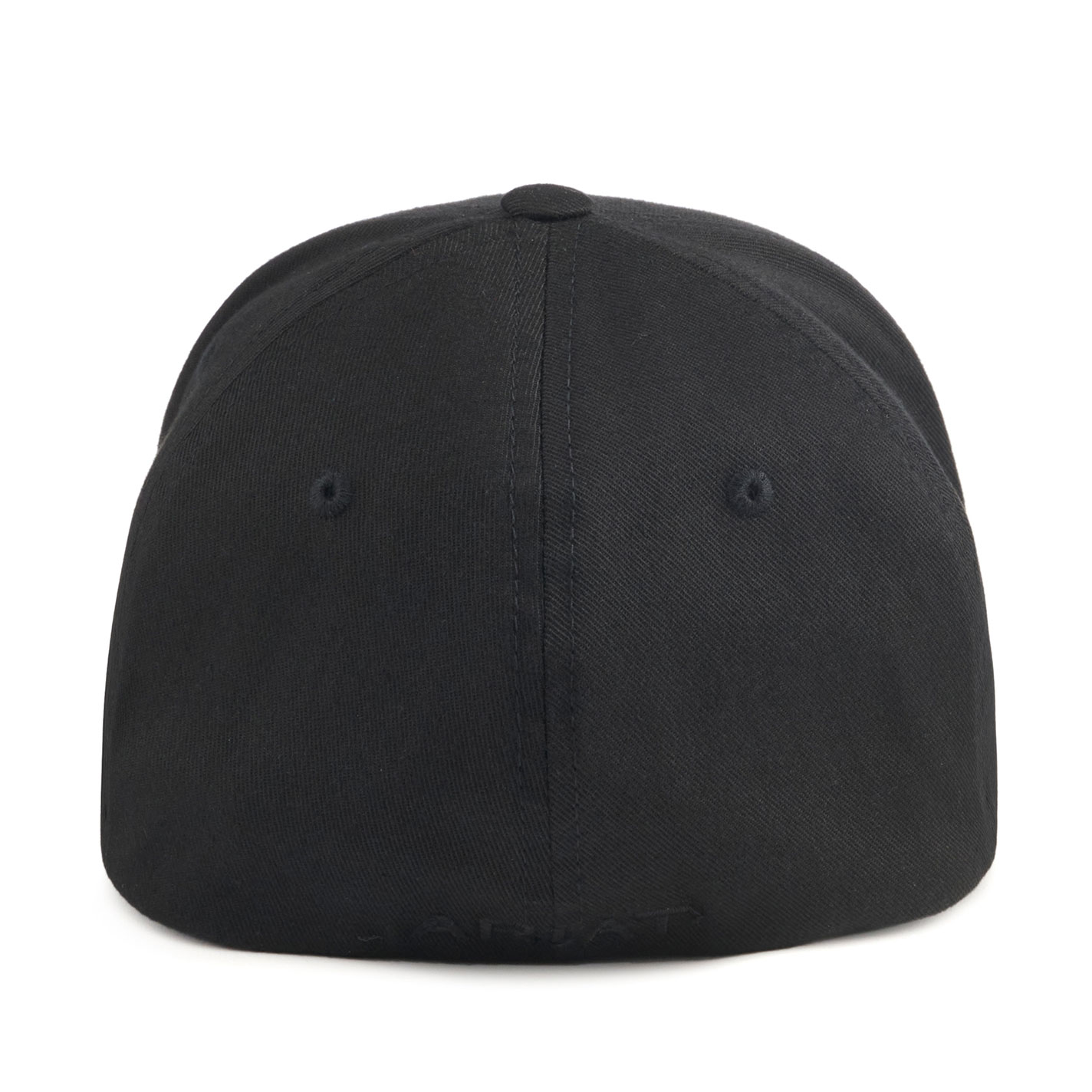 Ariat Men's Black with Black Shield FlexFit Cap - Image 1