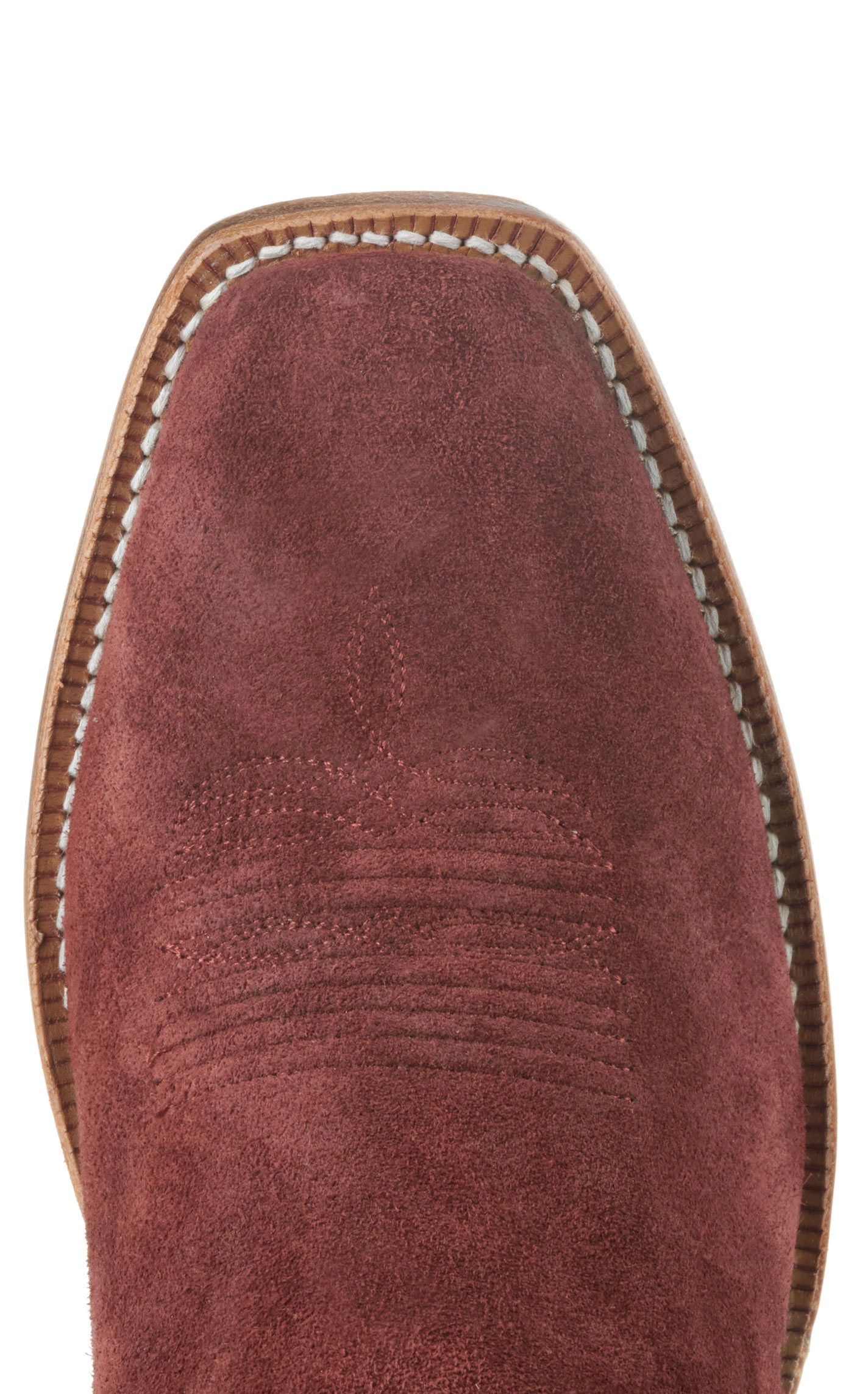 Ariat Men's Futurity Time Black and Mahogany Roughout TekStep Punchy Square Toe Cowboy Boots - Image 1
