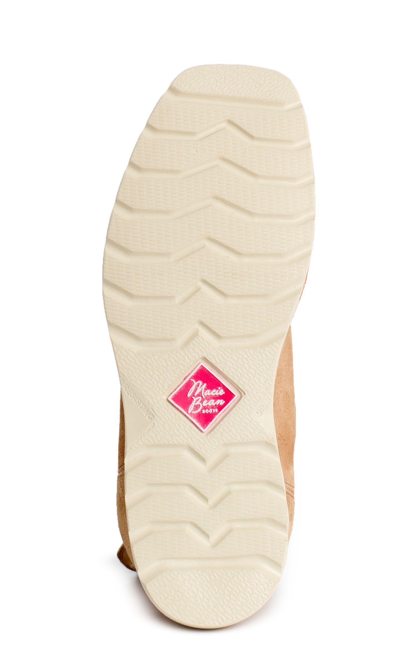 Anderson Bean Women's Macie Bean Tan Suede Square Toe Wedge Booties - Image 1