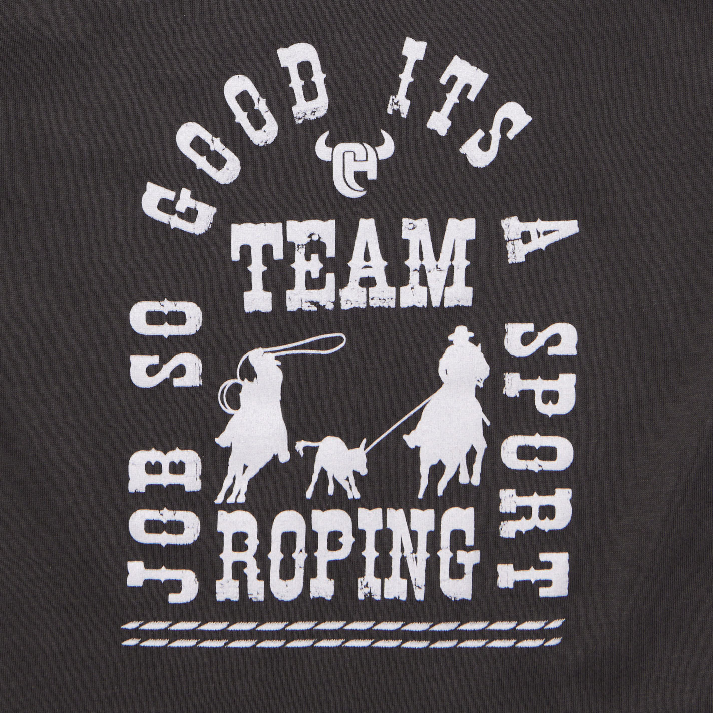 Cowboy Hardware Toddler Boy's Charcoal Job So Good Logo Graphic T-Shirt - Image 1