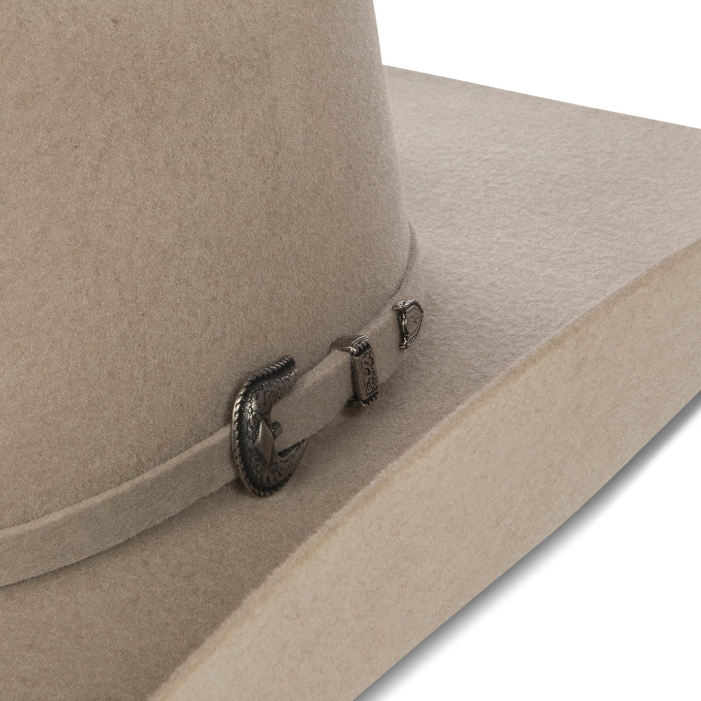 Cavender's Cowboy Collection 3X Stone Cattleman's Crown Premium Wool Cowboy Hat - Image 1