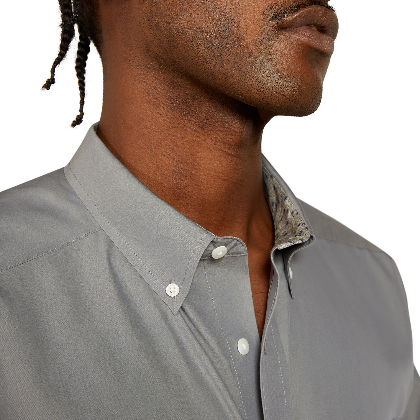 Ariat Men's Gray Long-Sleeve Western Shirt - Image 1