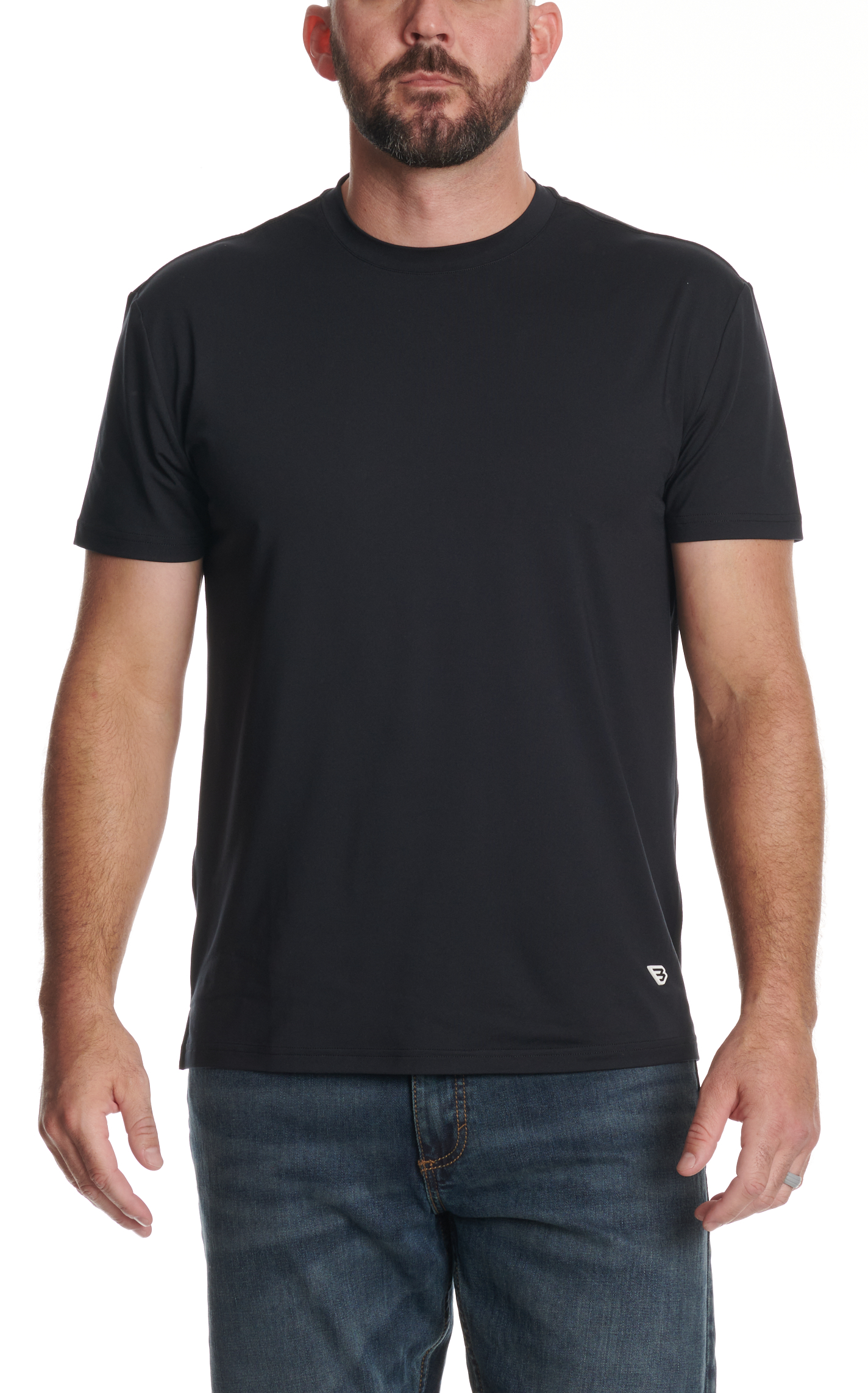 Burlebo Men's Go To Tee Midnight Black T-Shirt - Image 1