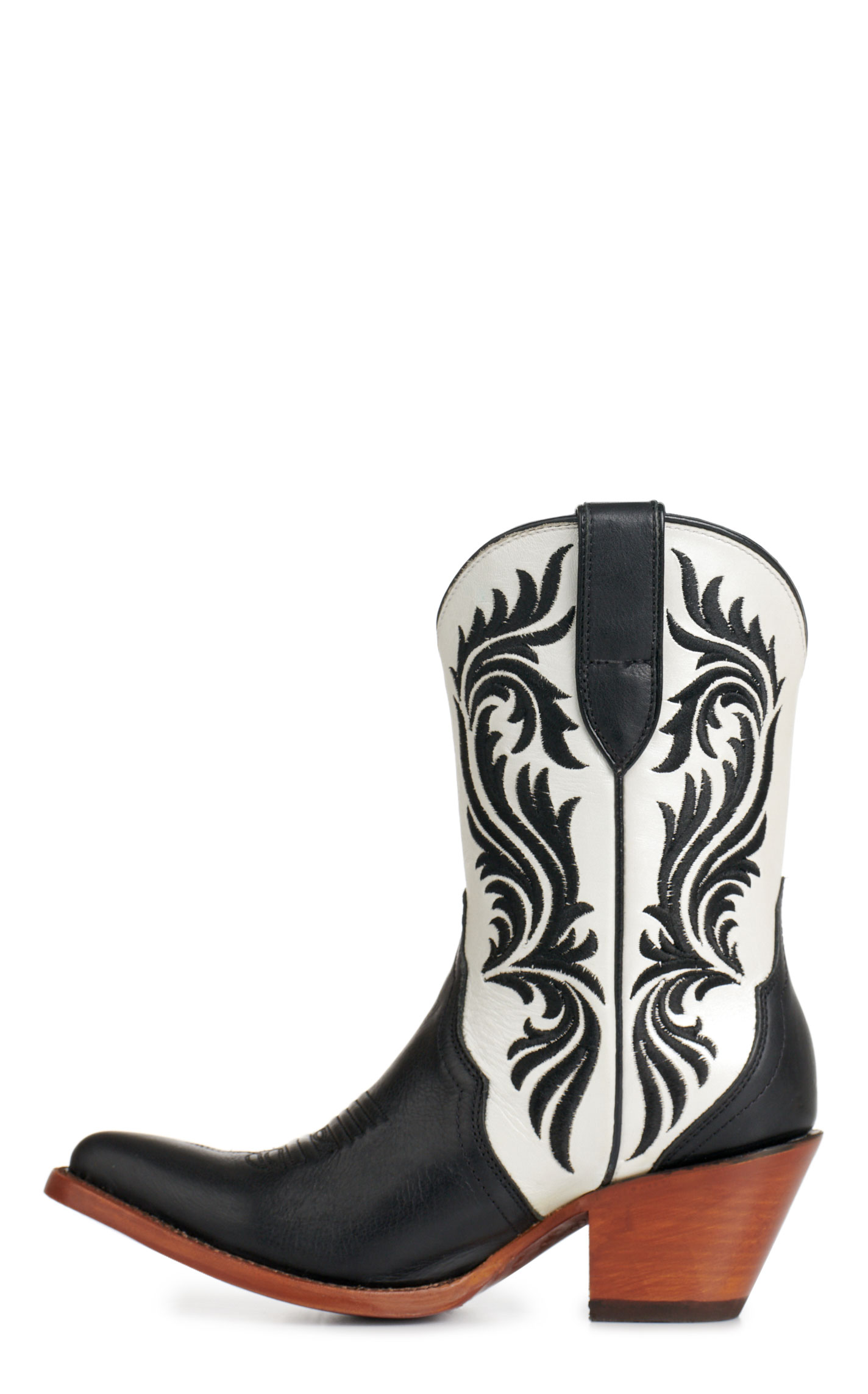 Ariat Women's Antonia Black and Pearl J-Toe Cowboy Boots - Image 1