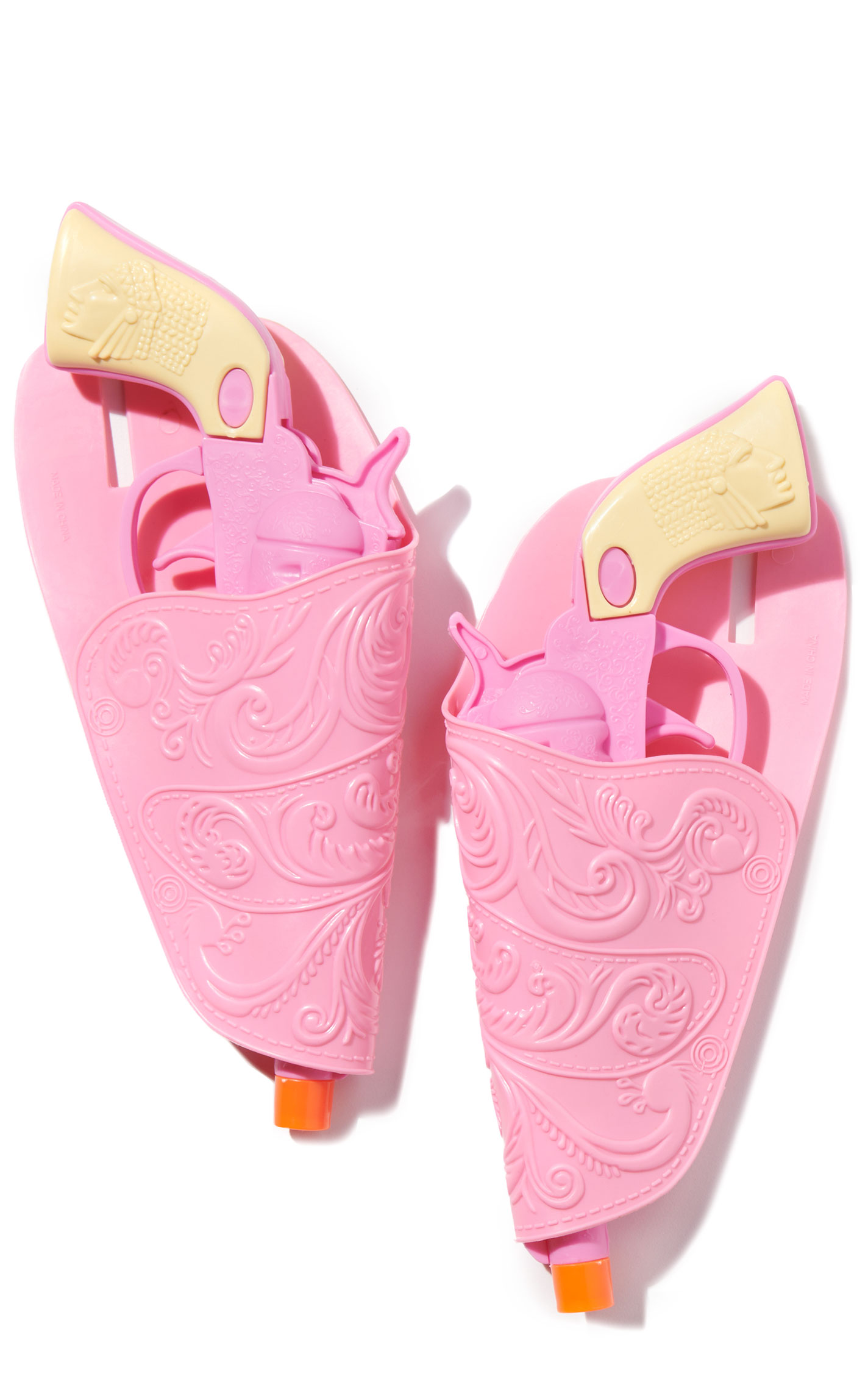 Western Fashion Accessories Pink Double Gun Playset - Image 2