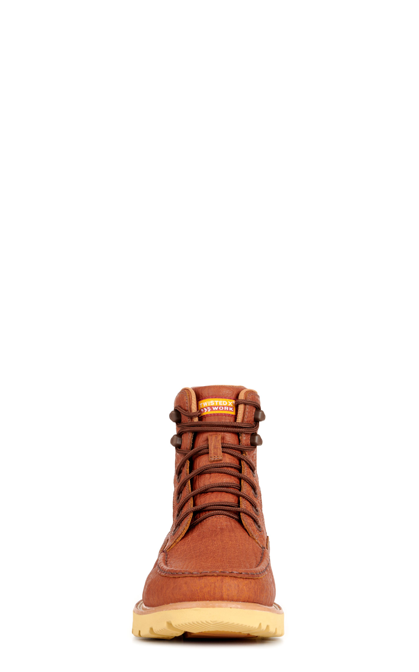 Twisted X Men's Rustic Brown CellStretch Round Toe Work Boots - Image 4