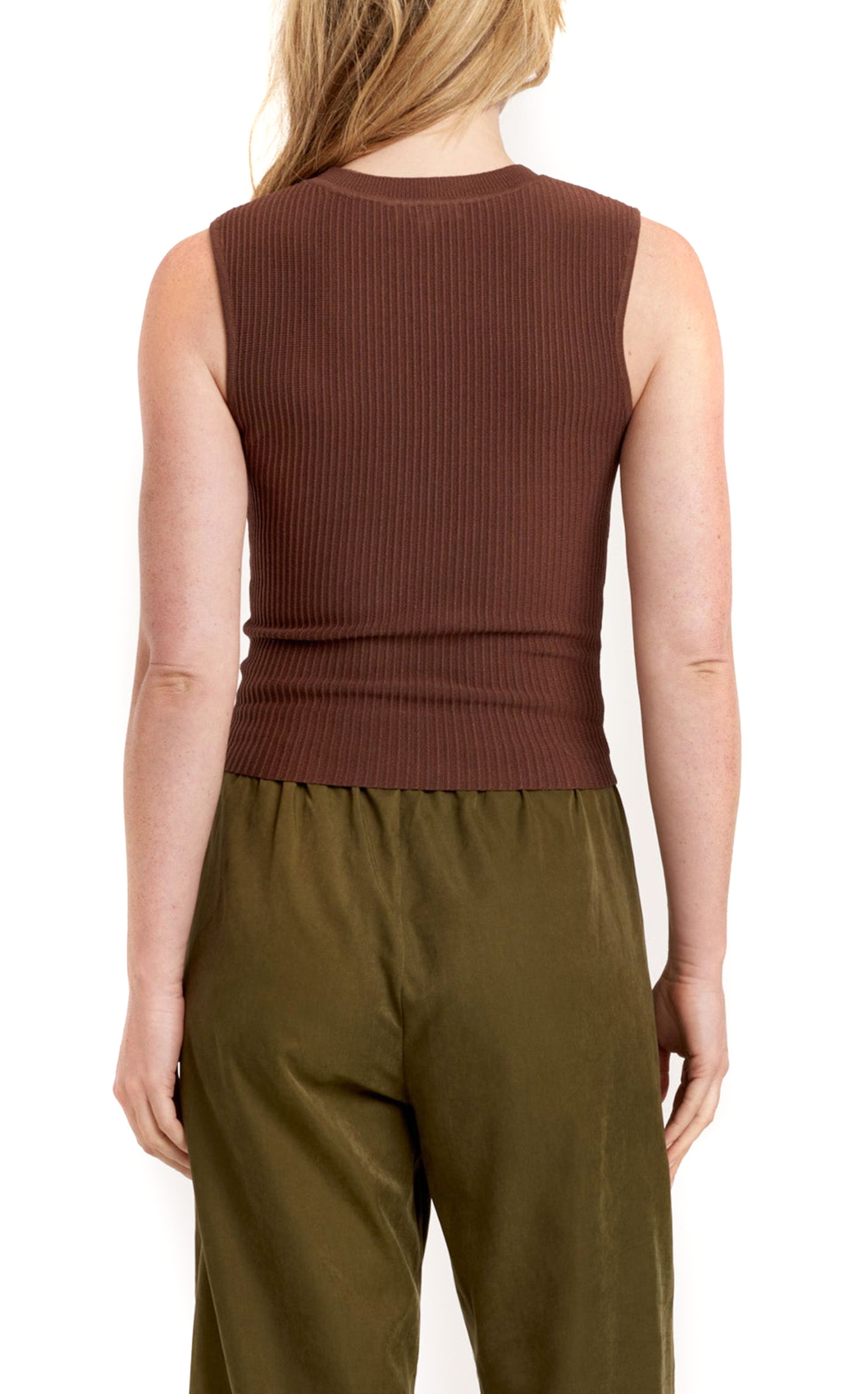 Another Love Women's Stirling Hickory Ribbed Tank-Top - Image 1