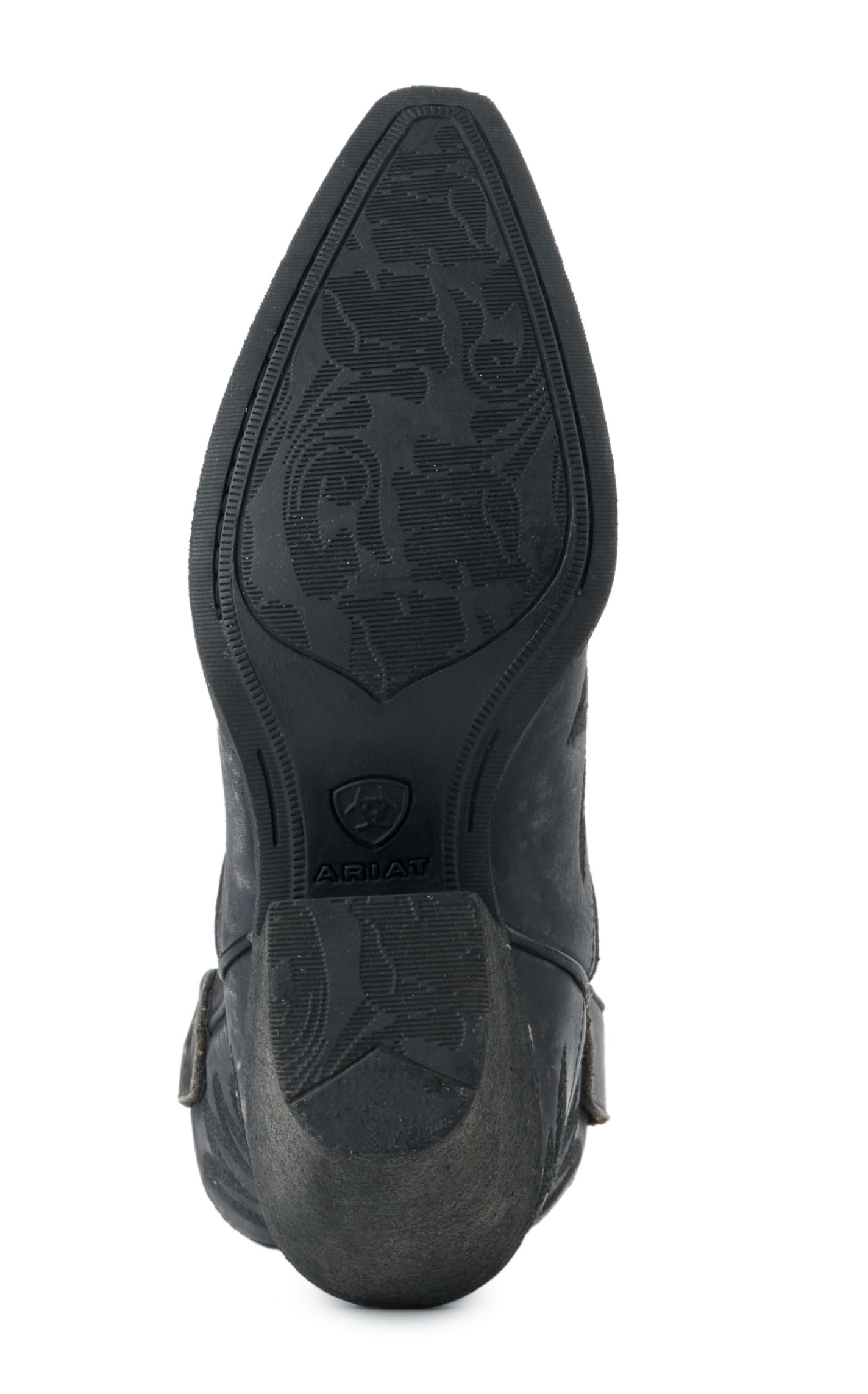 Ariat Women's Chandler Distressed Black Snip Toe Booties - Image 1