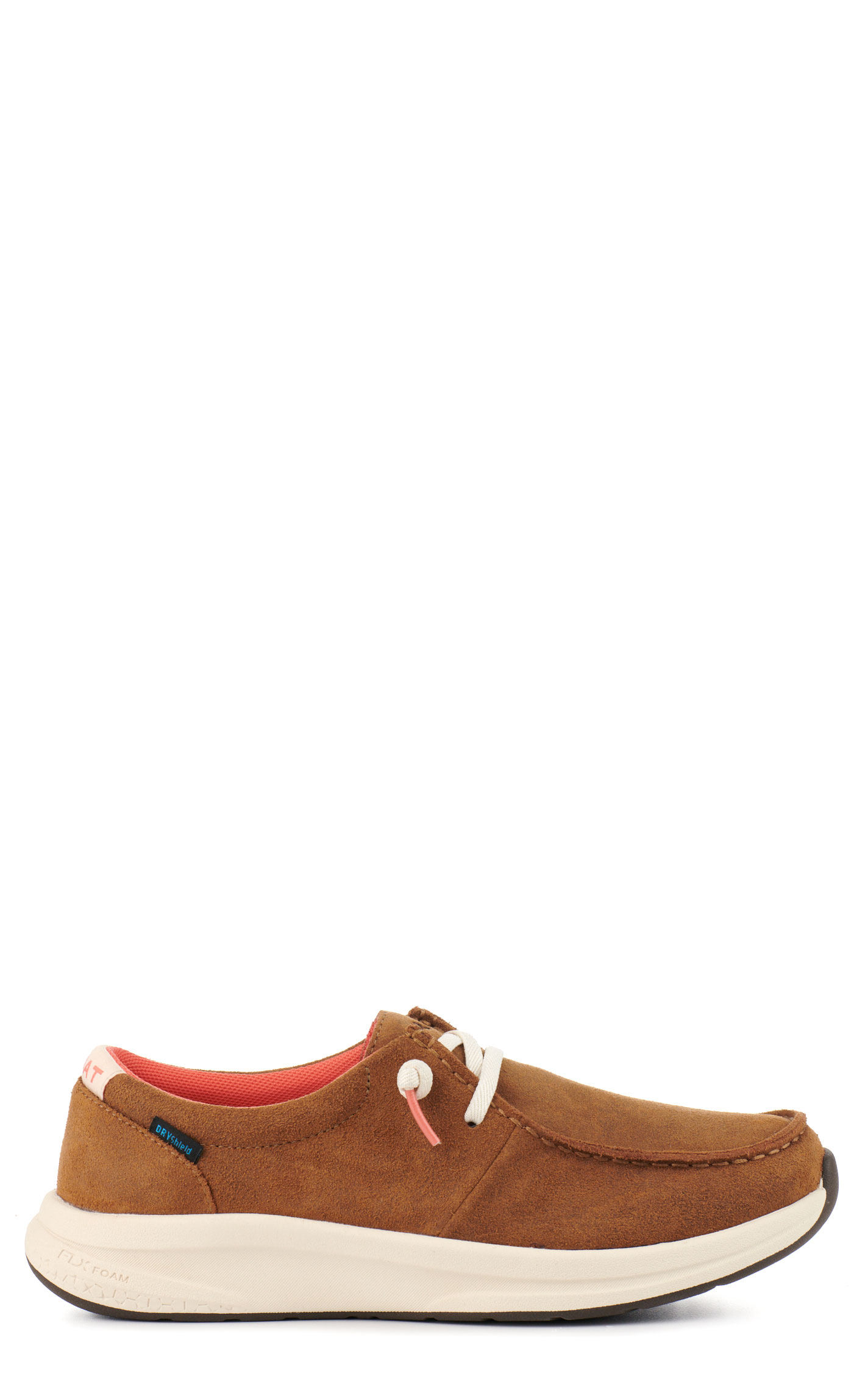 Ariat Women's Buckeye Weathered Honey Waterproof Leather Moc Toe Casual Shoes - Image 1