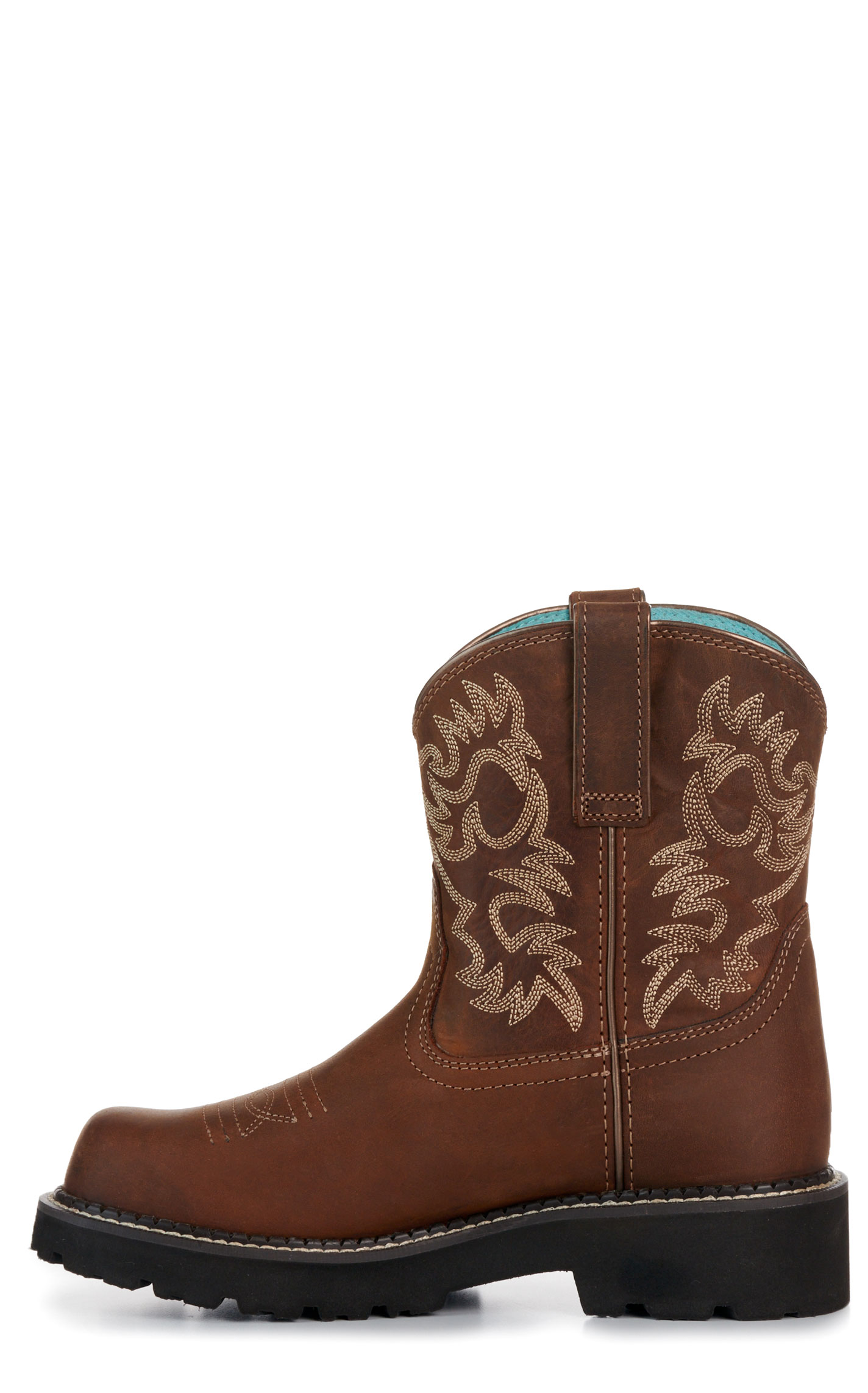 Ariat Women's Sassy Brown FatBaby Cowboy Boots - Image 1