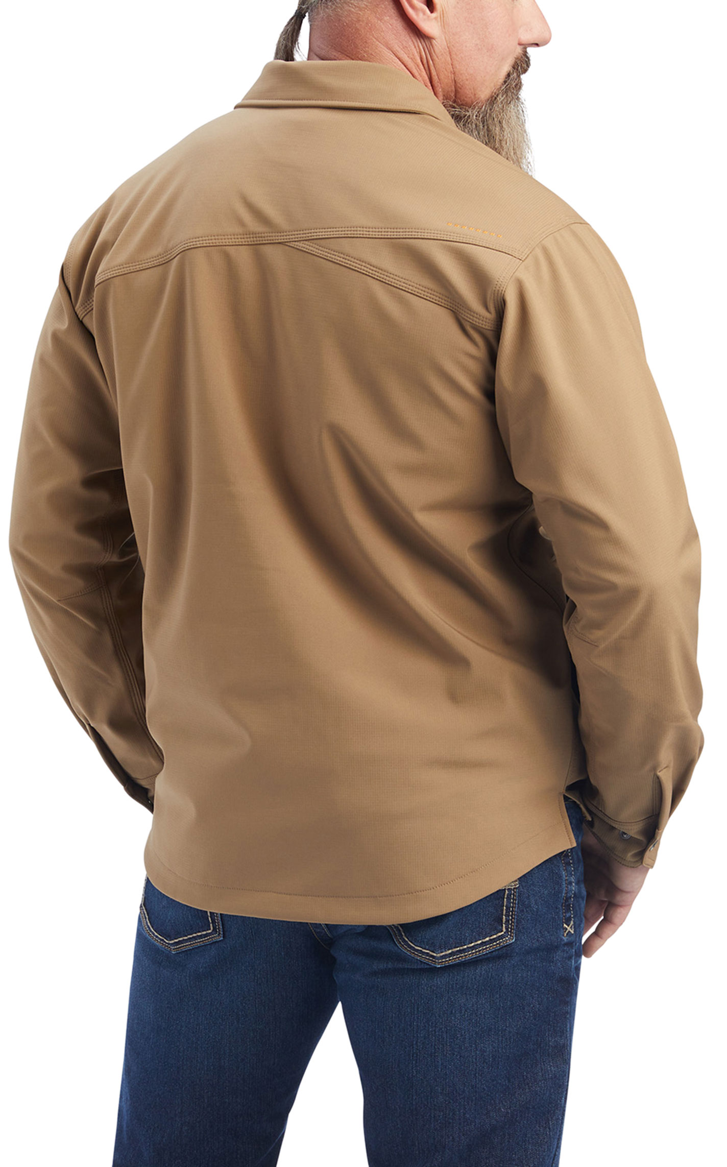 Ariat Men's Rebar Durastretch Utility Field Khaki Softshell Work Jacket - Image 1