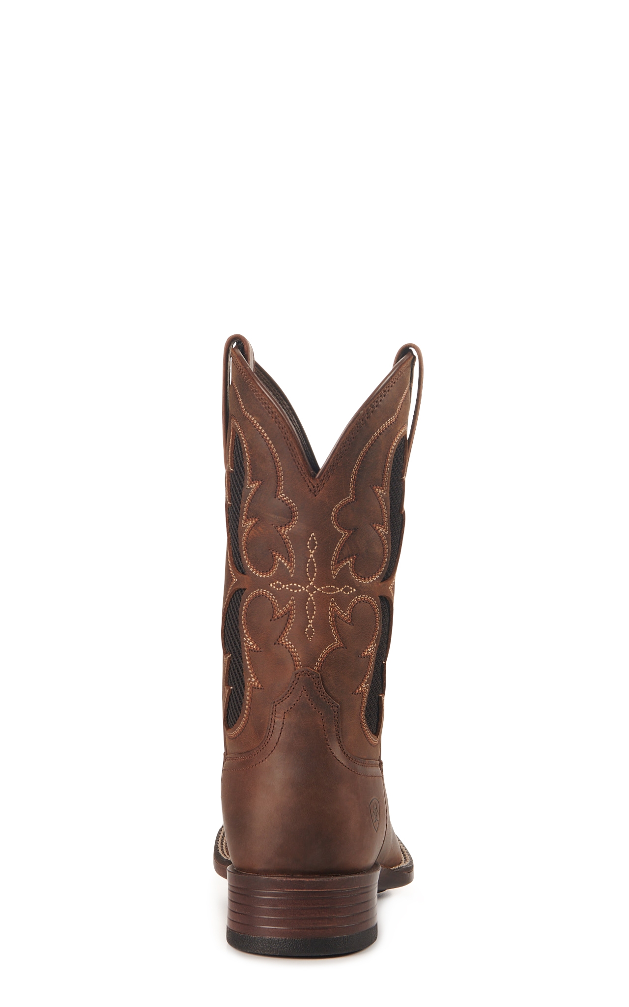 Ariat Men's Dash VentTEK Ultra Distressed Brown Bantamweight Square Toe Cowboy Boots - Image 1
