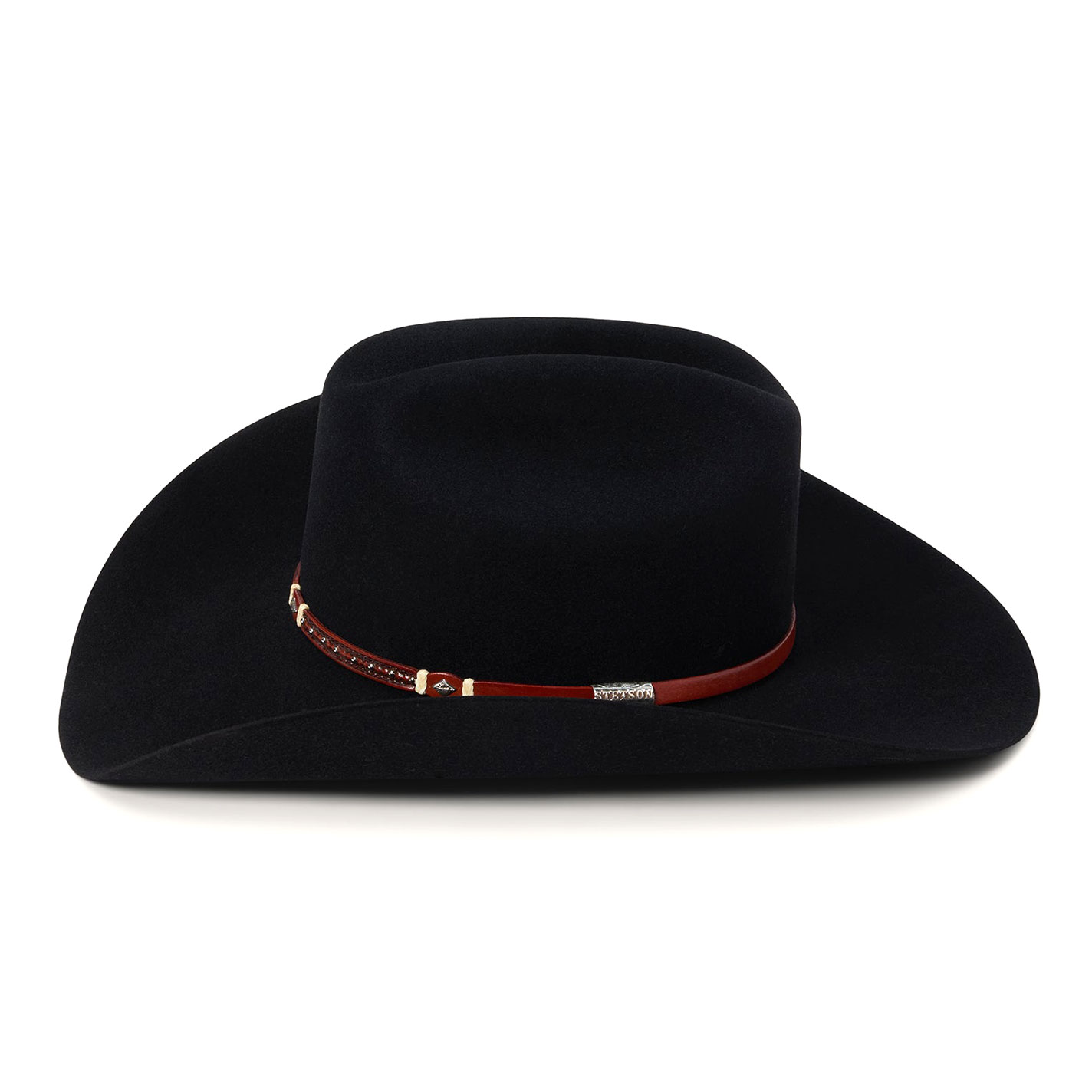 Stetson 6X Monterrey T Black Felt Cowboy Hat - Image 1