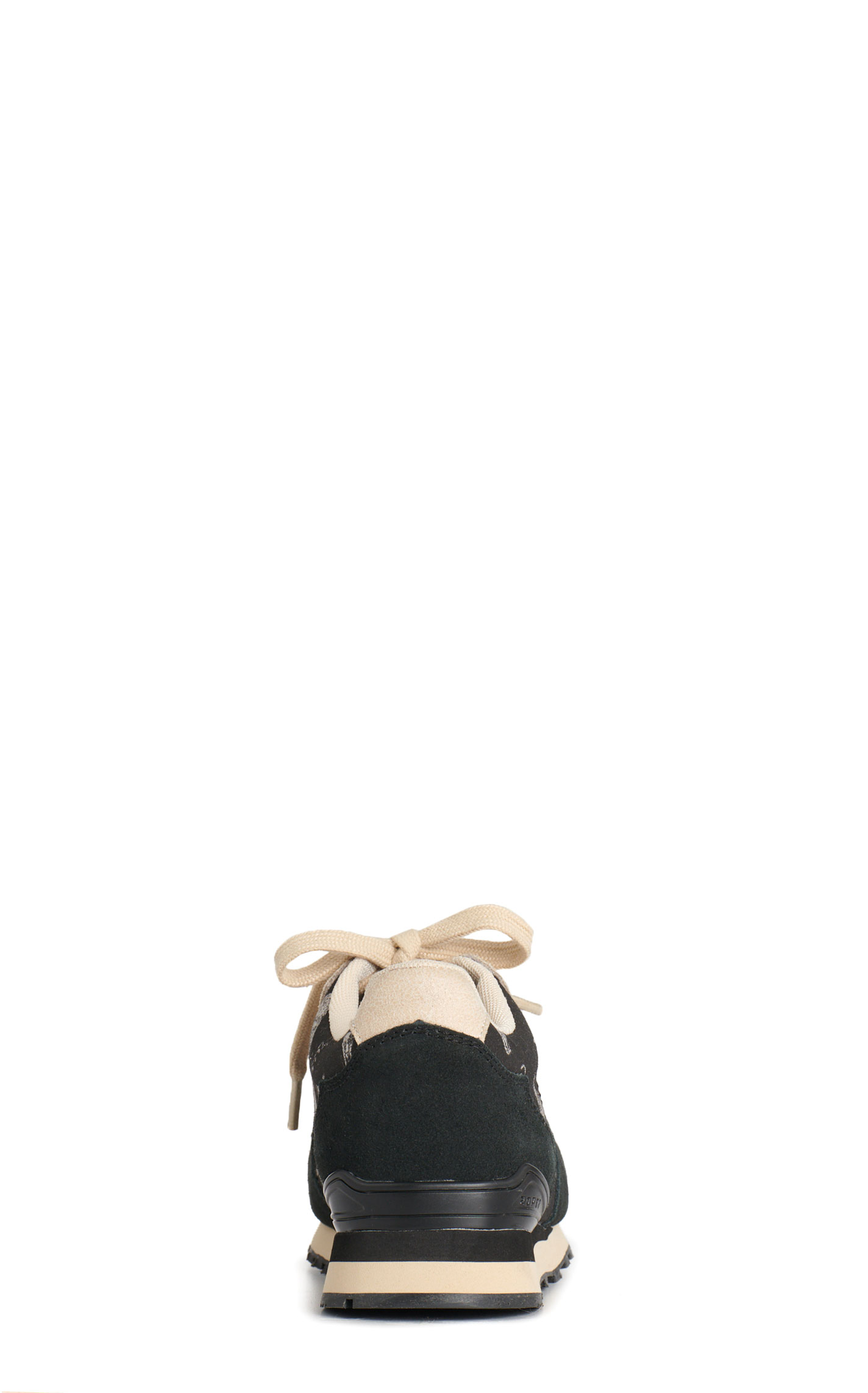 Roper Women's Giddyup Longhorn Black Canvas & Suede Casual Shoes - Image 1