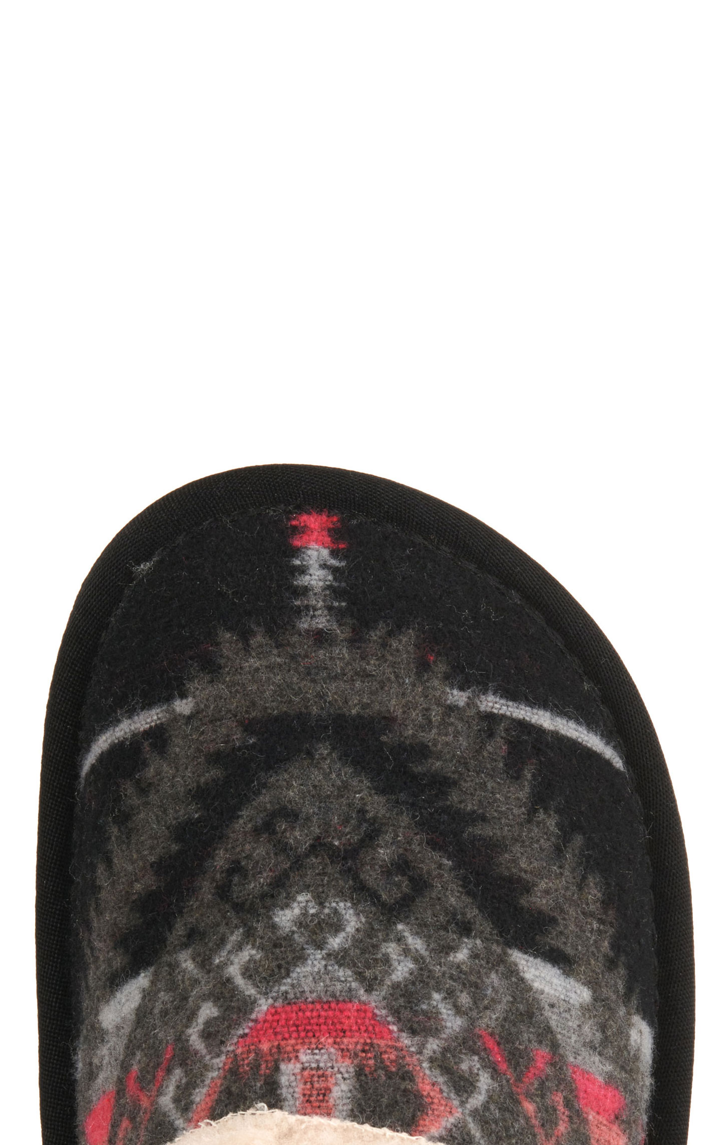 Blazin Roxx Women's Abbie Black, Gray and Pink Southwest Print Slip On Slippers - Image 1