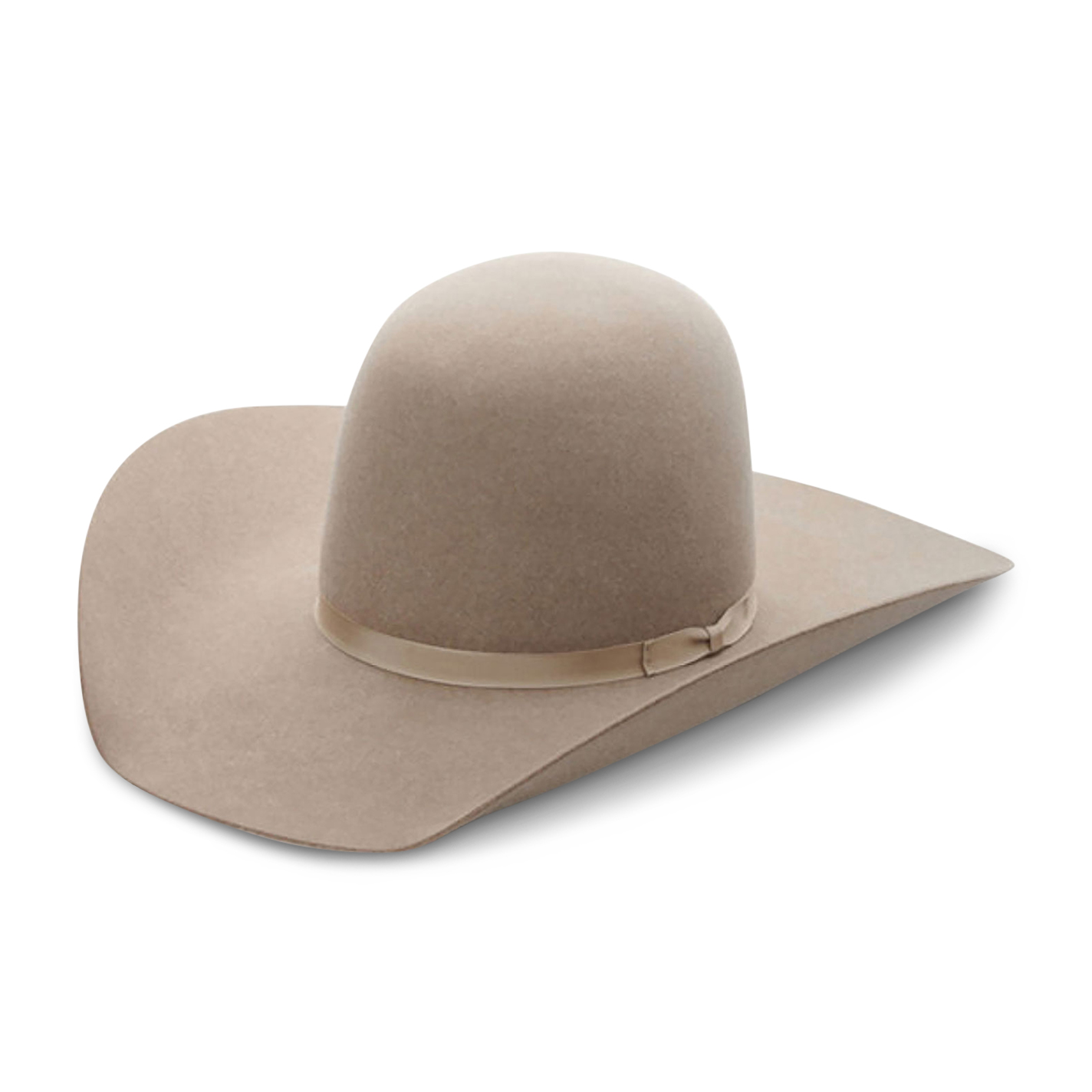 Rodeo King Ash 10X Open Crown Felt Cowboy Hat - Image 1