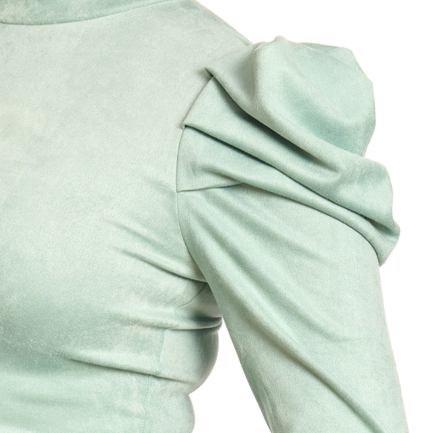 Rockin C Women's Sage Faux Suede Bodysuit - Image 1