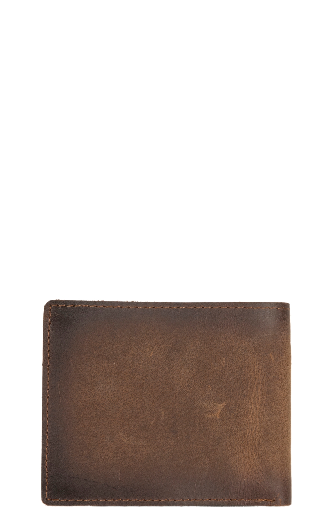 STS Ranchwear Foreman Collection Men's Distressed Brown Leather Bi-Fold Wallet - Image 1