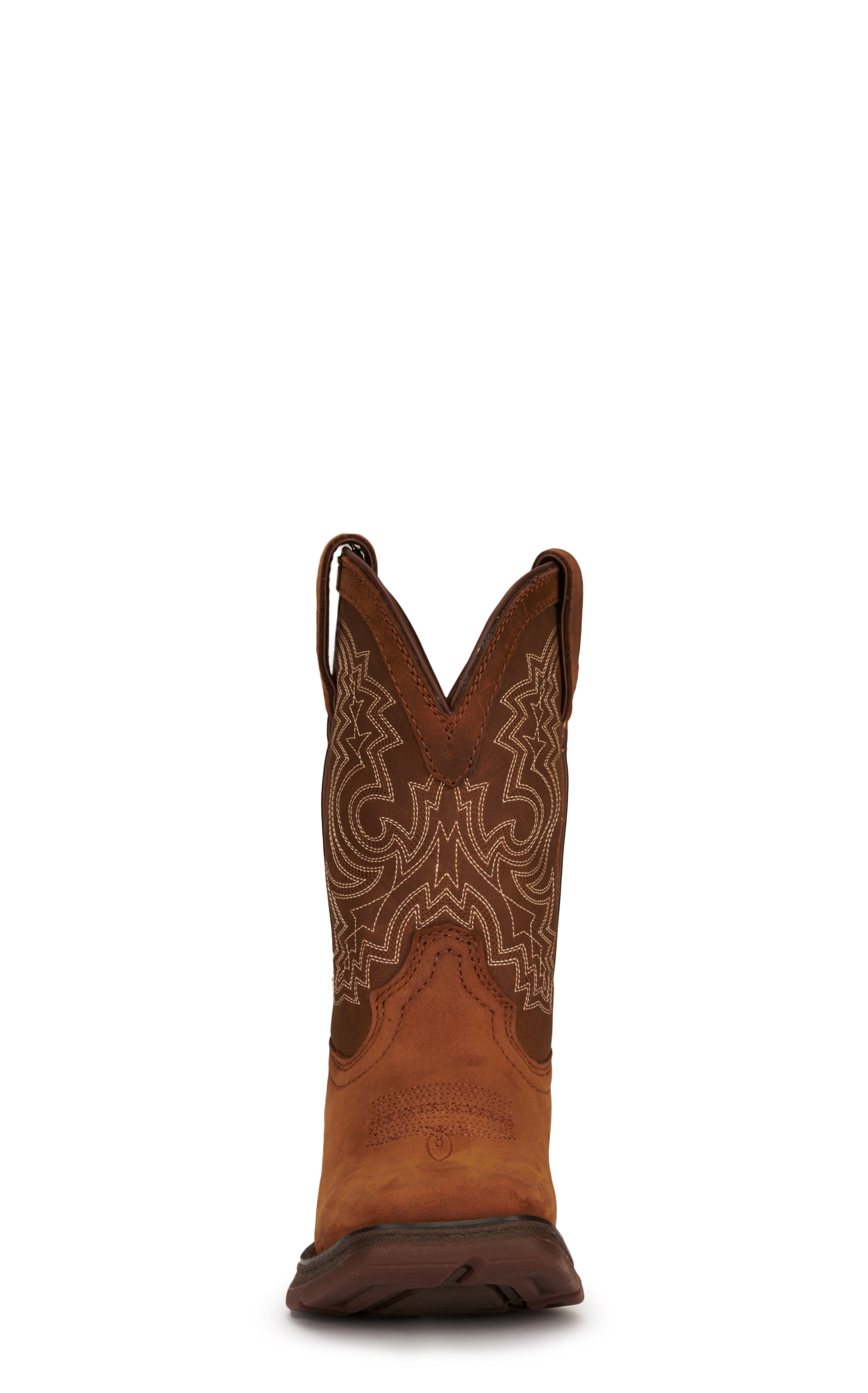 Durango Youth Rebel Sable Brown Square Toe Cowboy Boots - Image 1