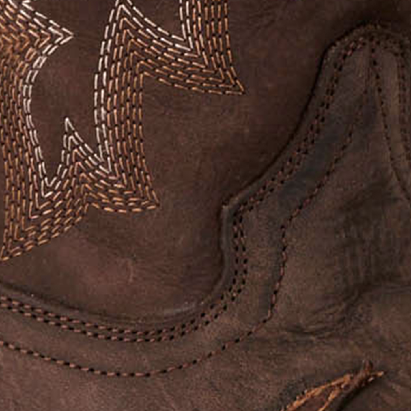 Circle G by Corral Women's Chocolate with Cognac Wingtips Snip Toe Cowboy Boots - Image 1