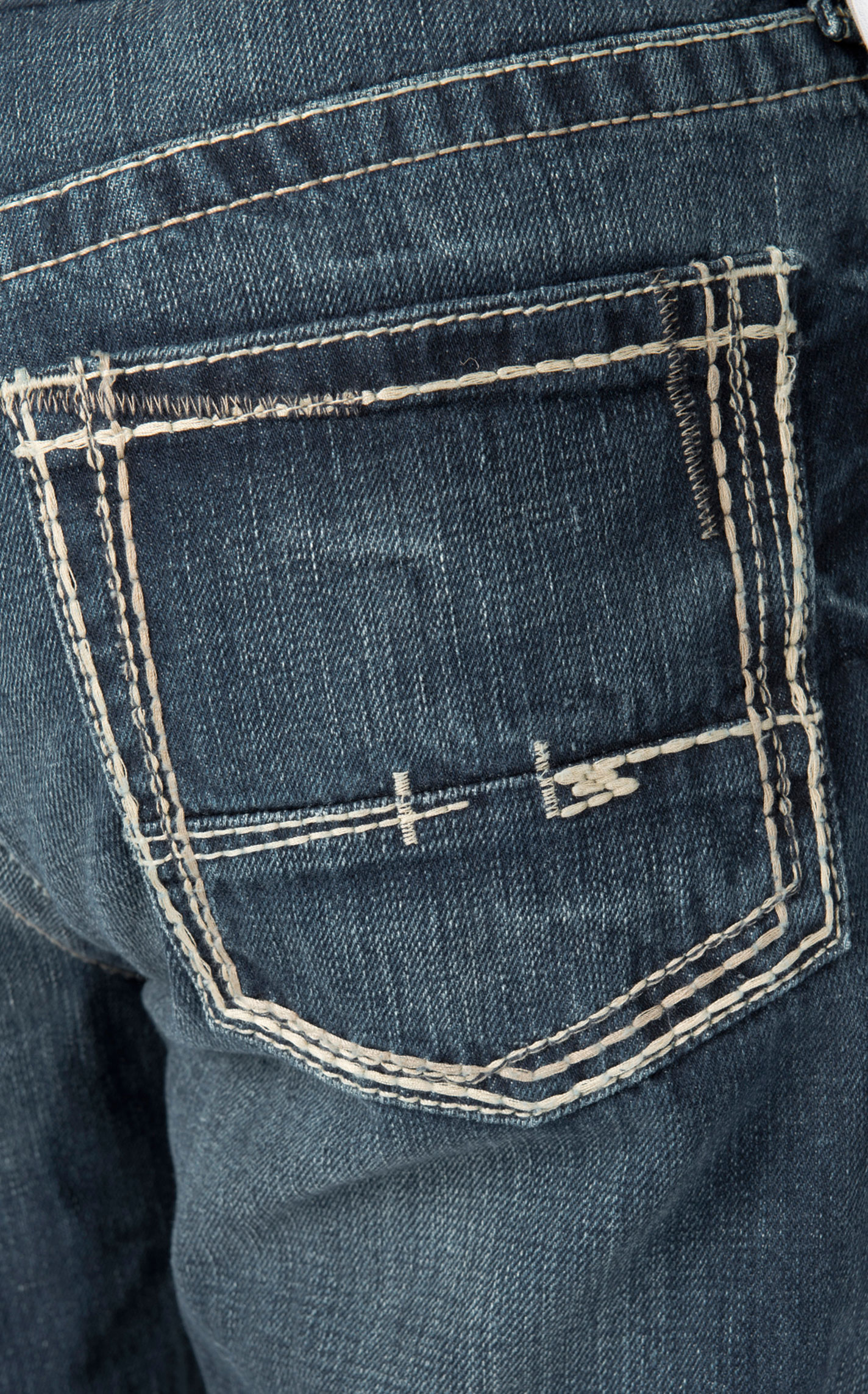 Ariat Men's M4 Boundary Relaxed Fit Low Rise Boot Cut Jean - Extended Sizes (42-44) - Image 1