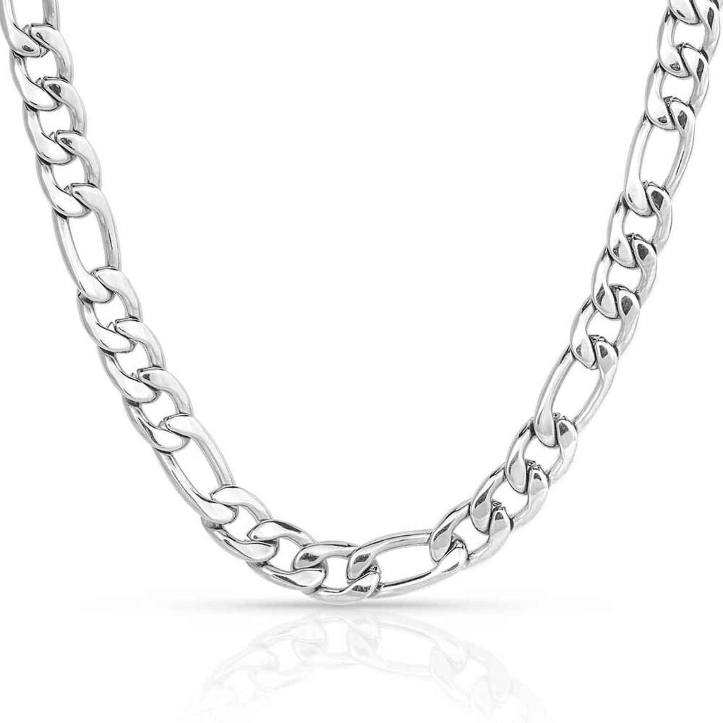 Montana Silversmiths Silver Figaro Link Chain Necklace - Image 2