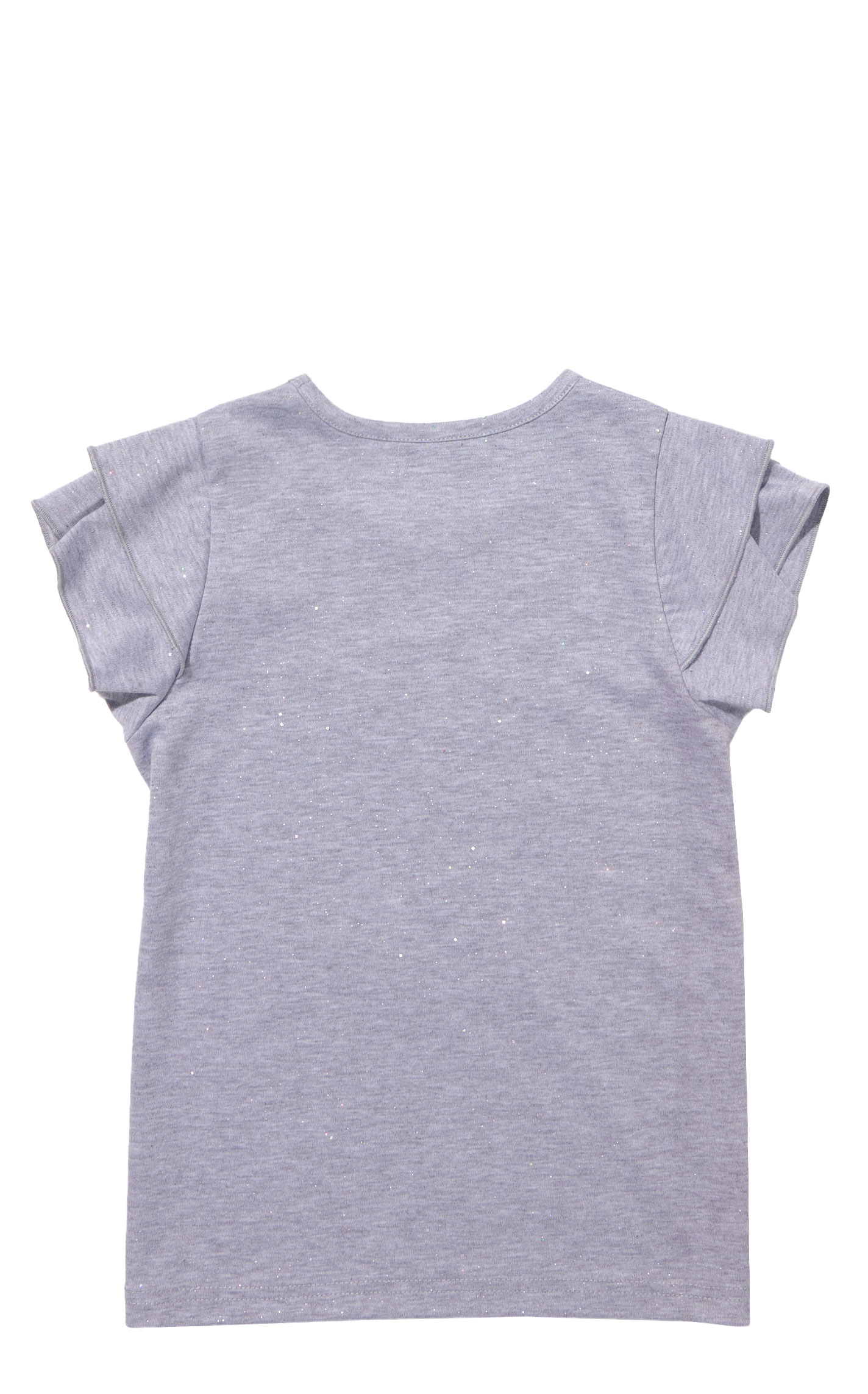 Rockin C Girl's Glitter Gray Boots & Cactus Top - Image 1